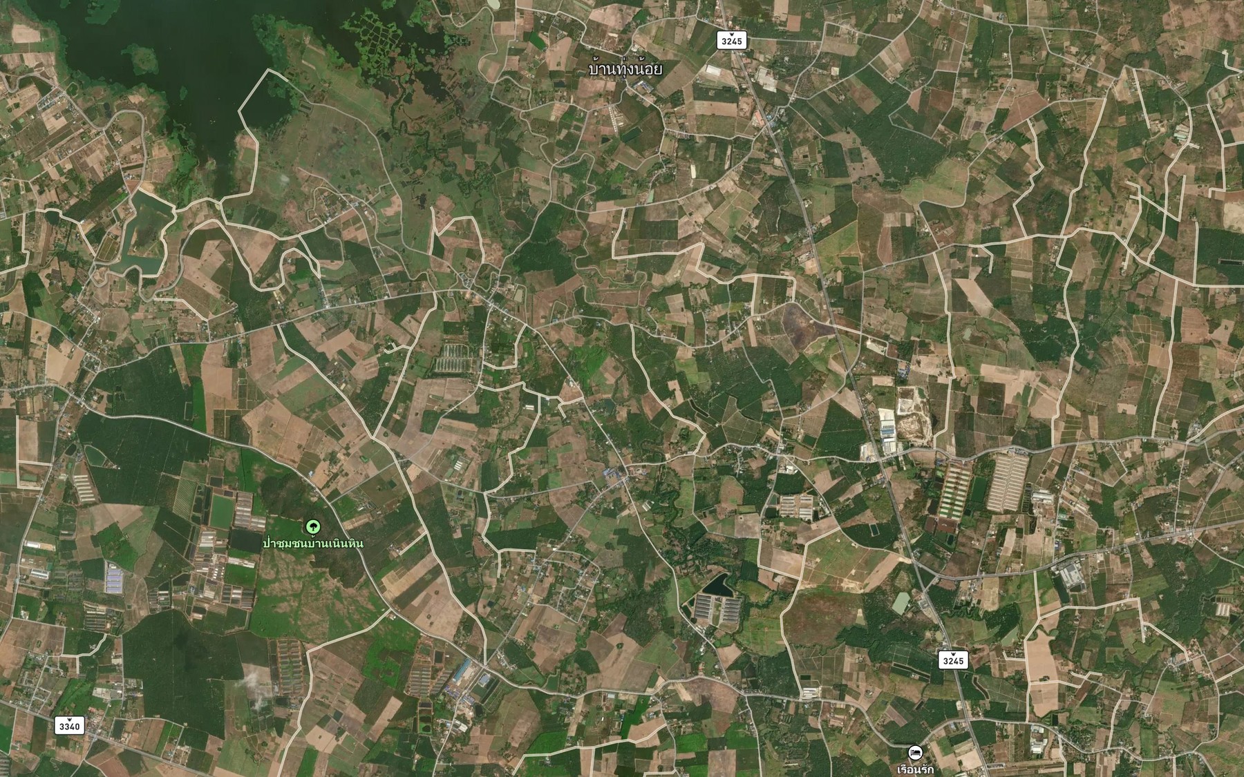 Satellite map of the Sa Nam Ban Bueng Bua