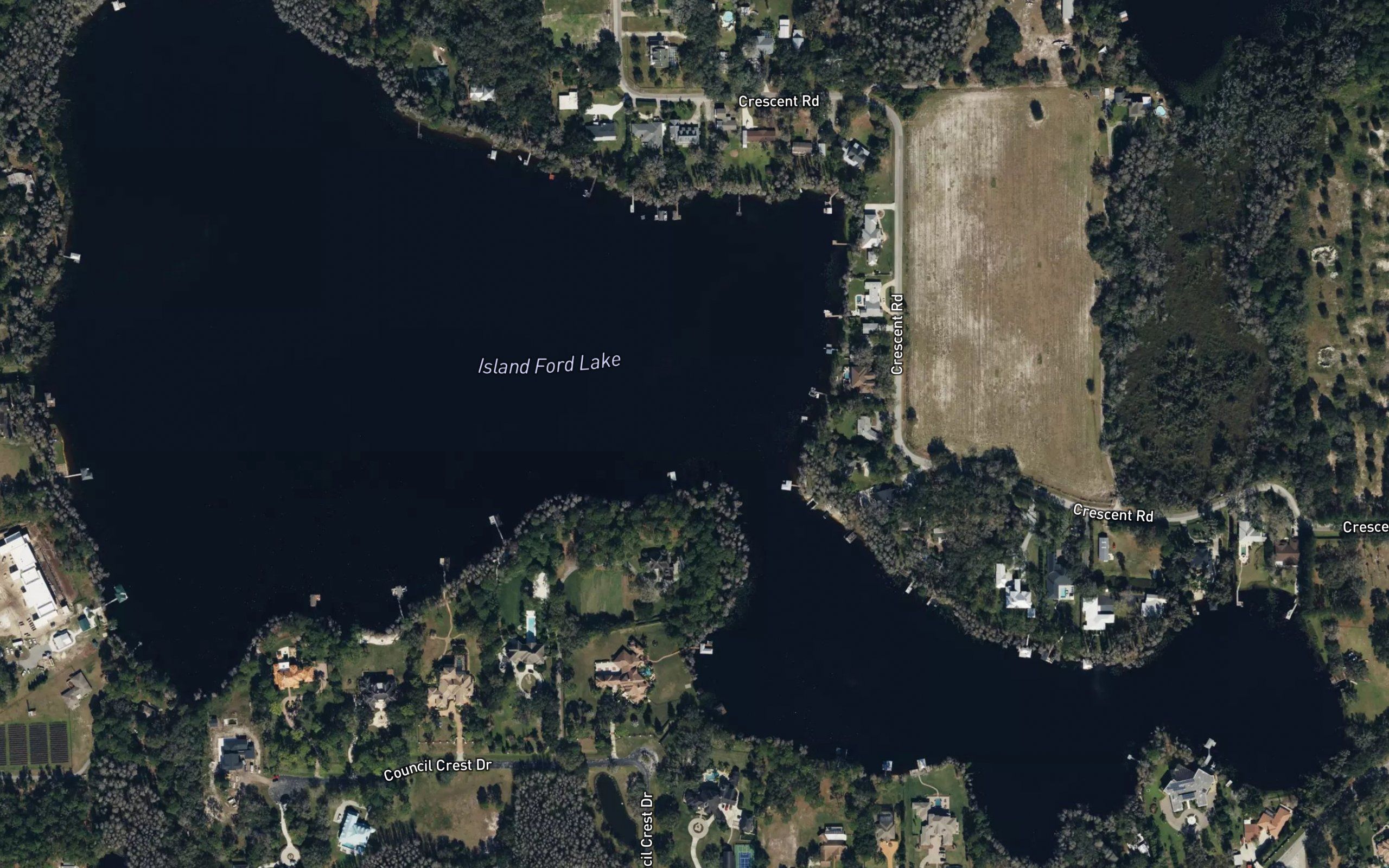 Island Ford Lake