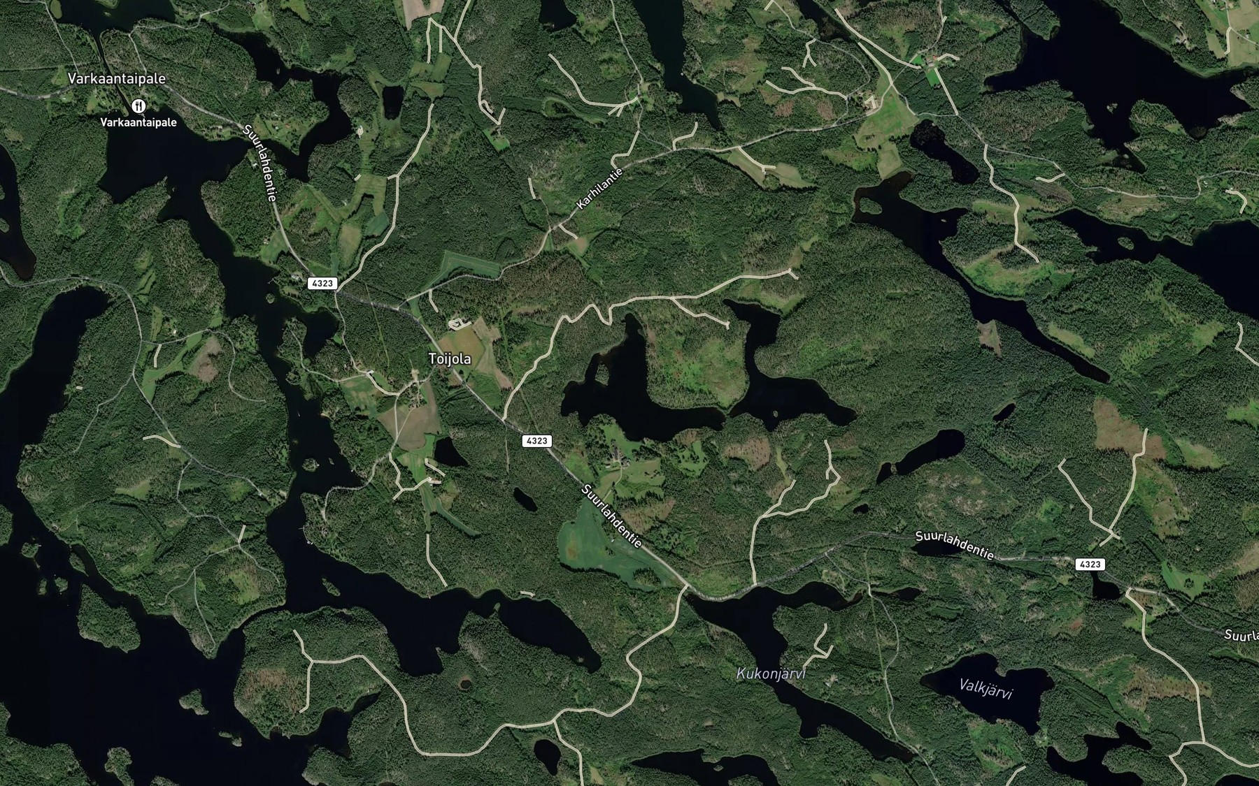Satellite map of the Laaro