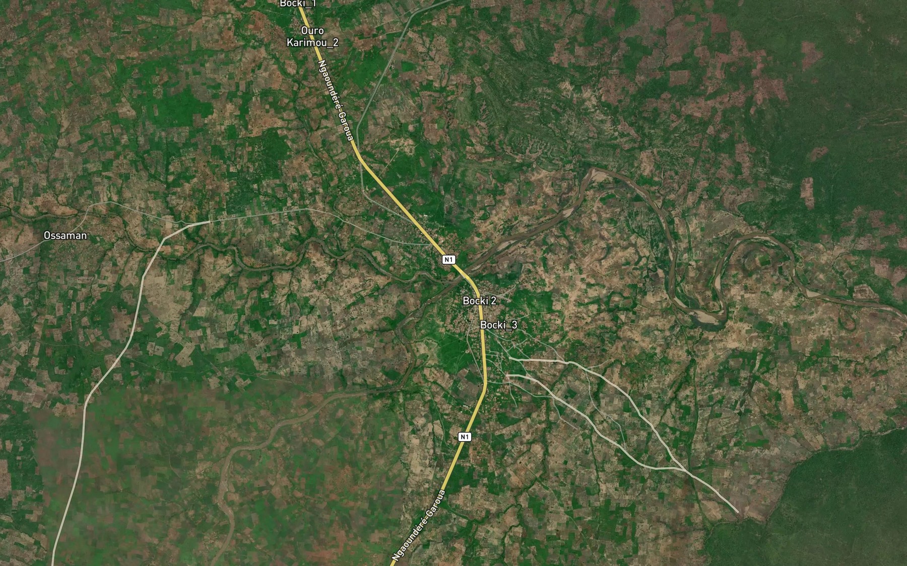 Satellite map of the Mayo Kilbou