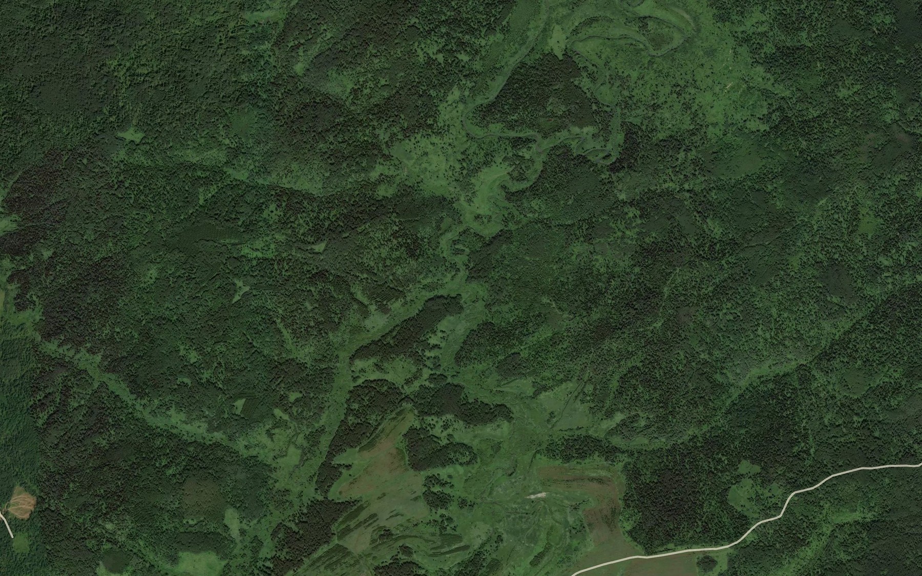 Satellite map of the Osinovka