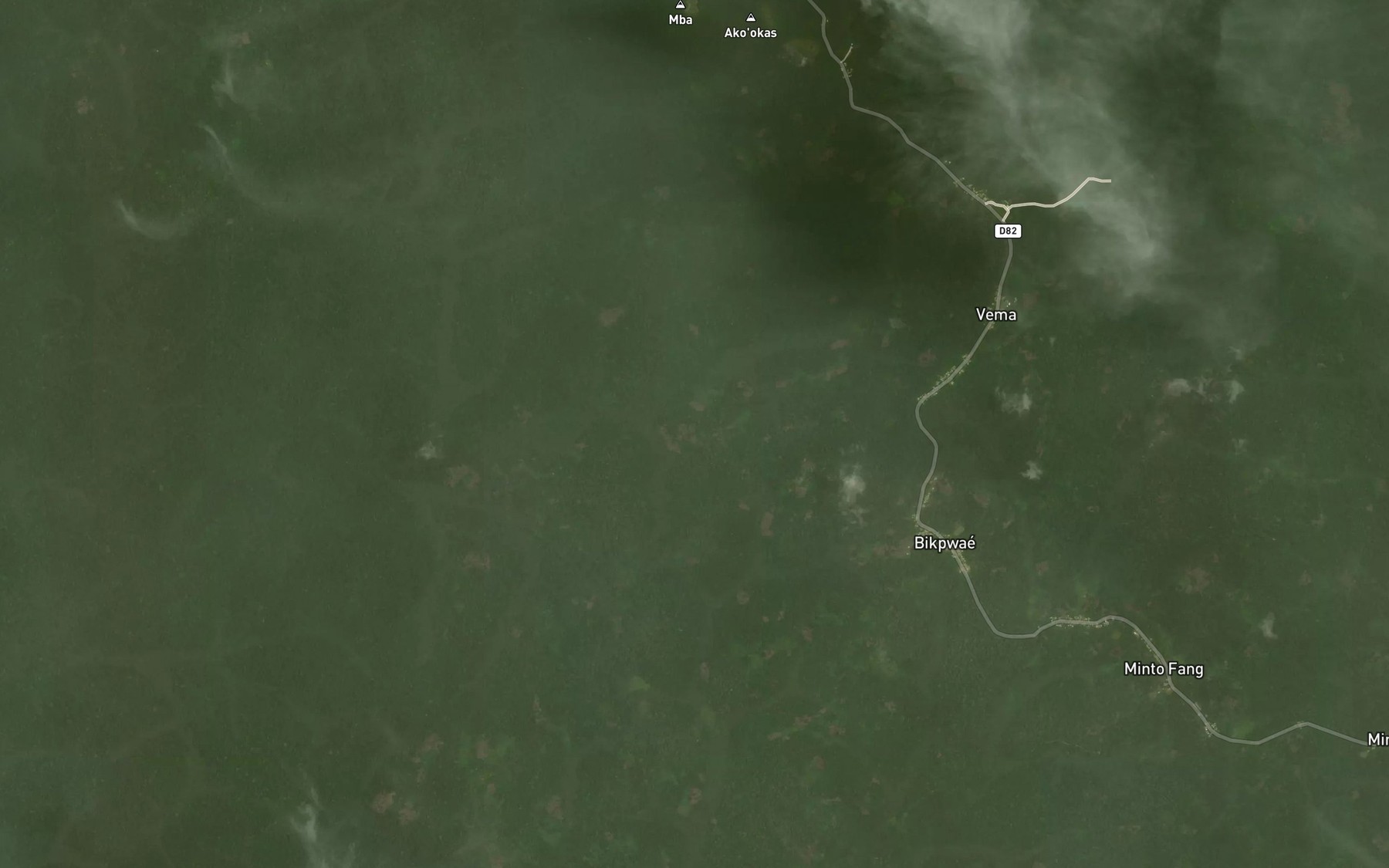 Satellite map of the Sam
