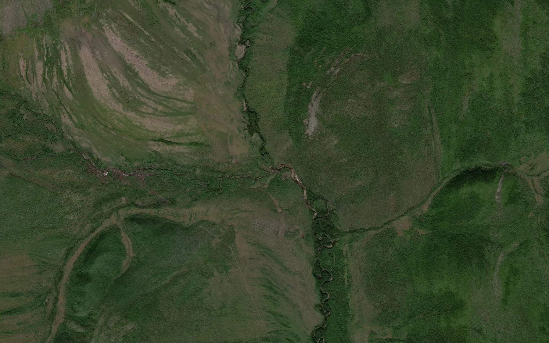 Satellite map of the Syuron