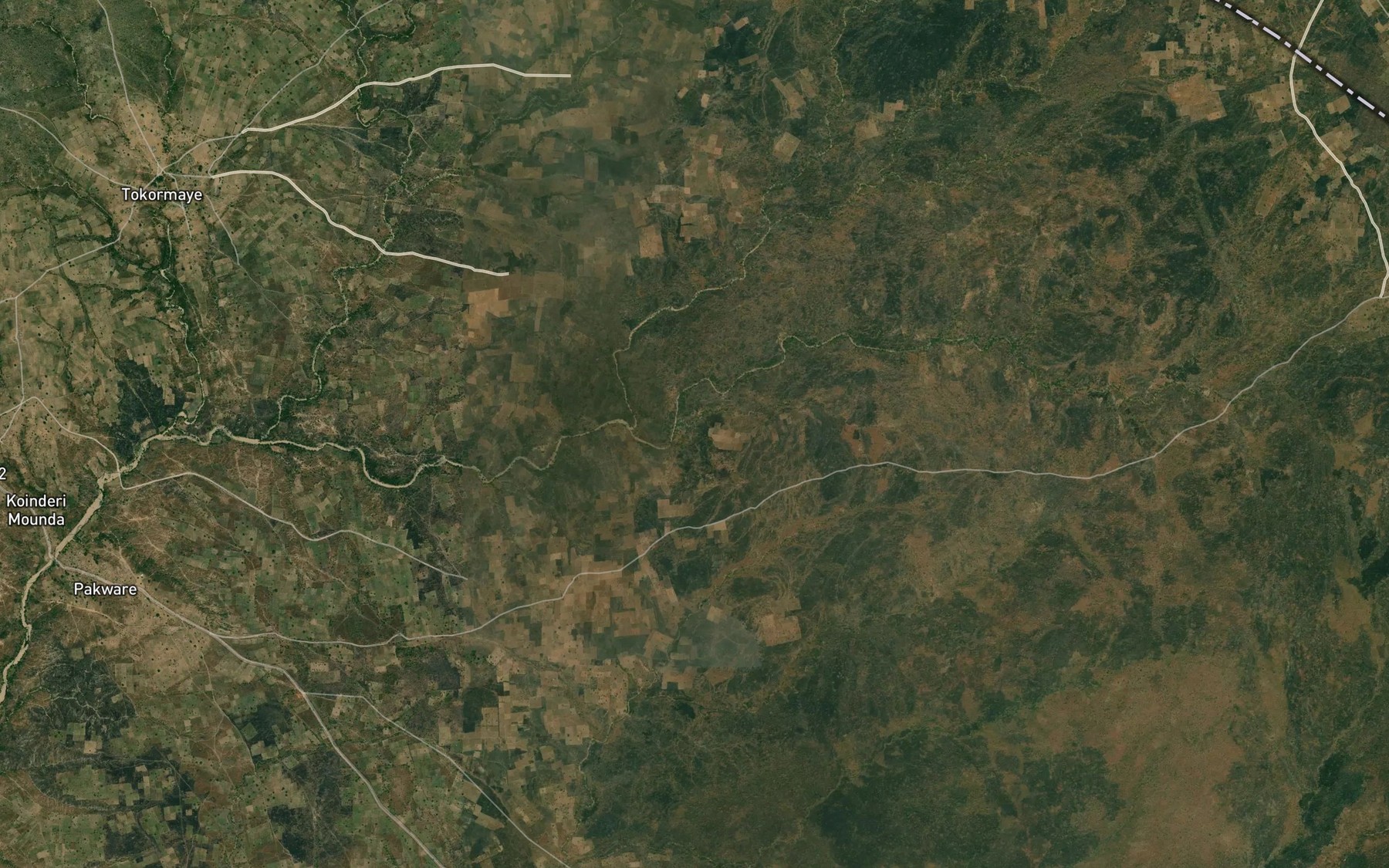Satellite map of the Mayo Koiladjin