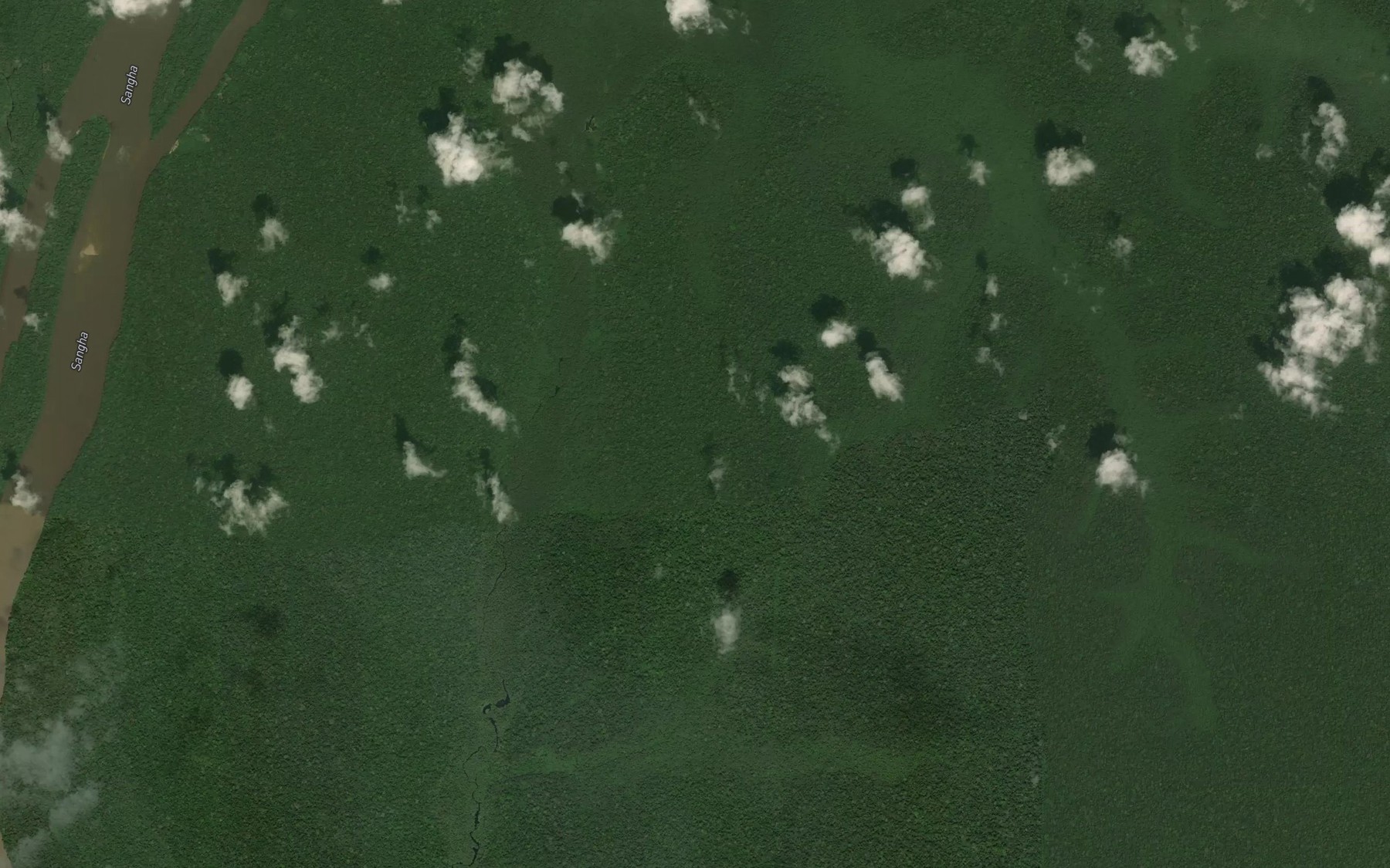 Satellite map of the Zinga