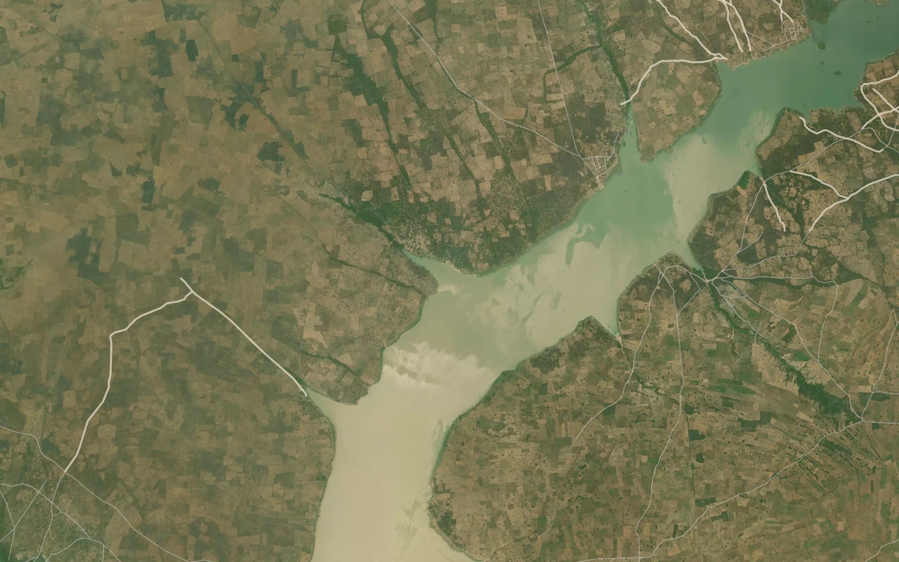 Satellite map of the RiverMopa