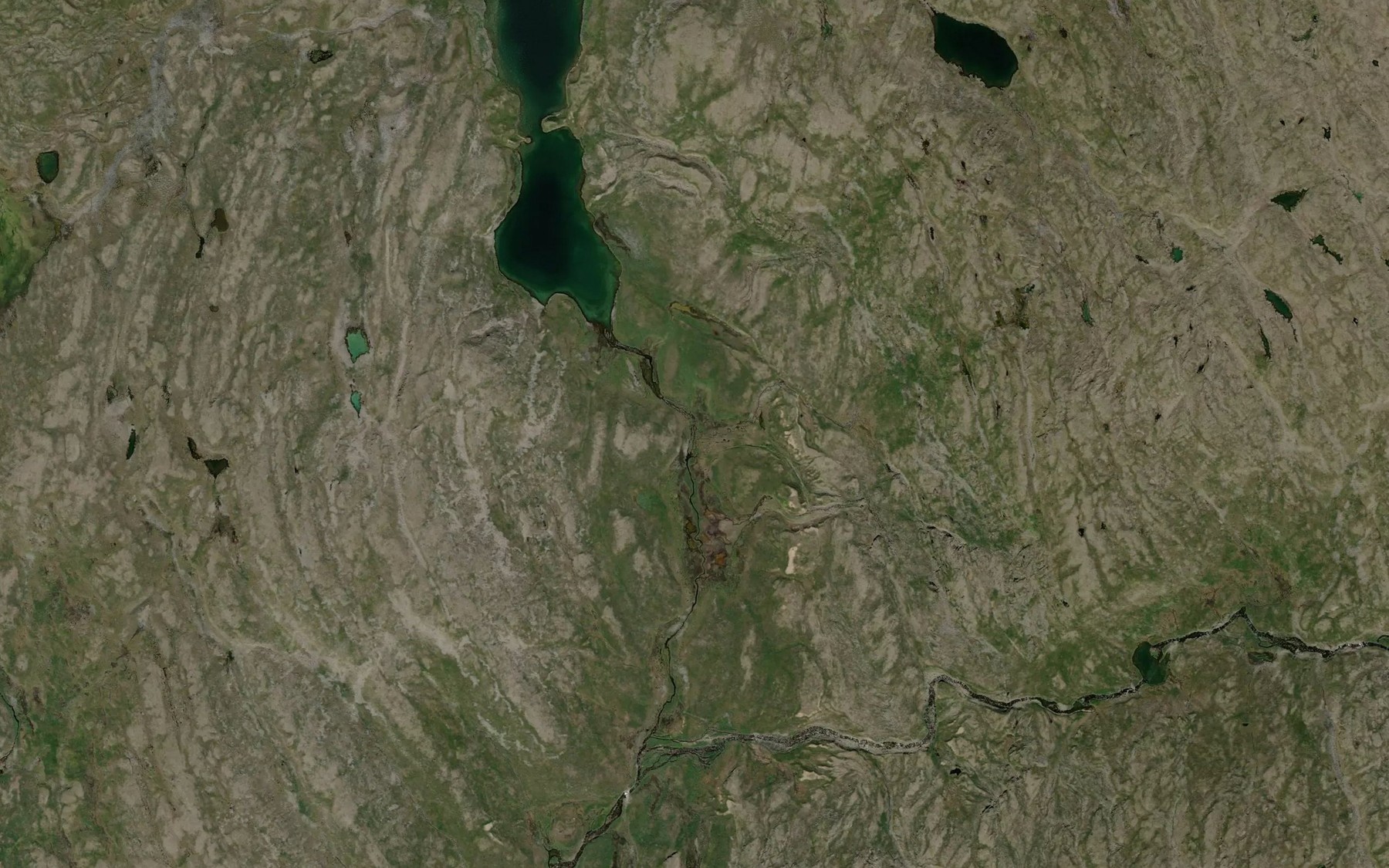 Satellite map of the Gaeidnujakka