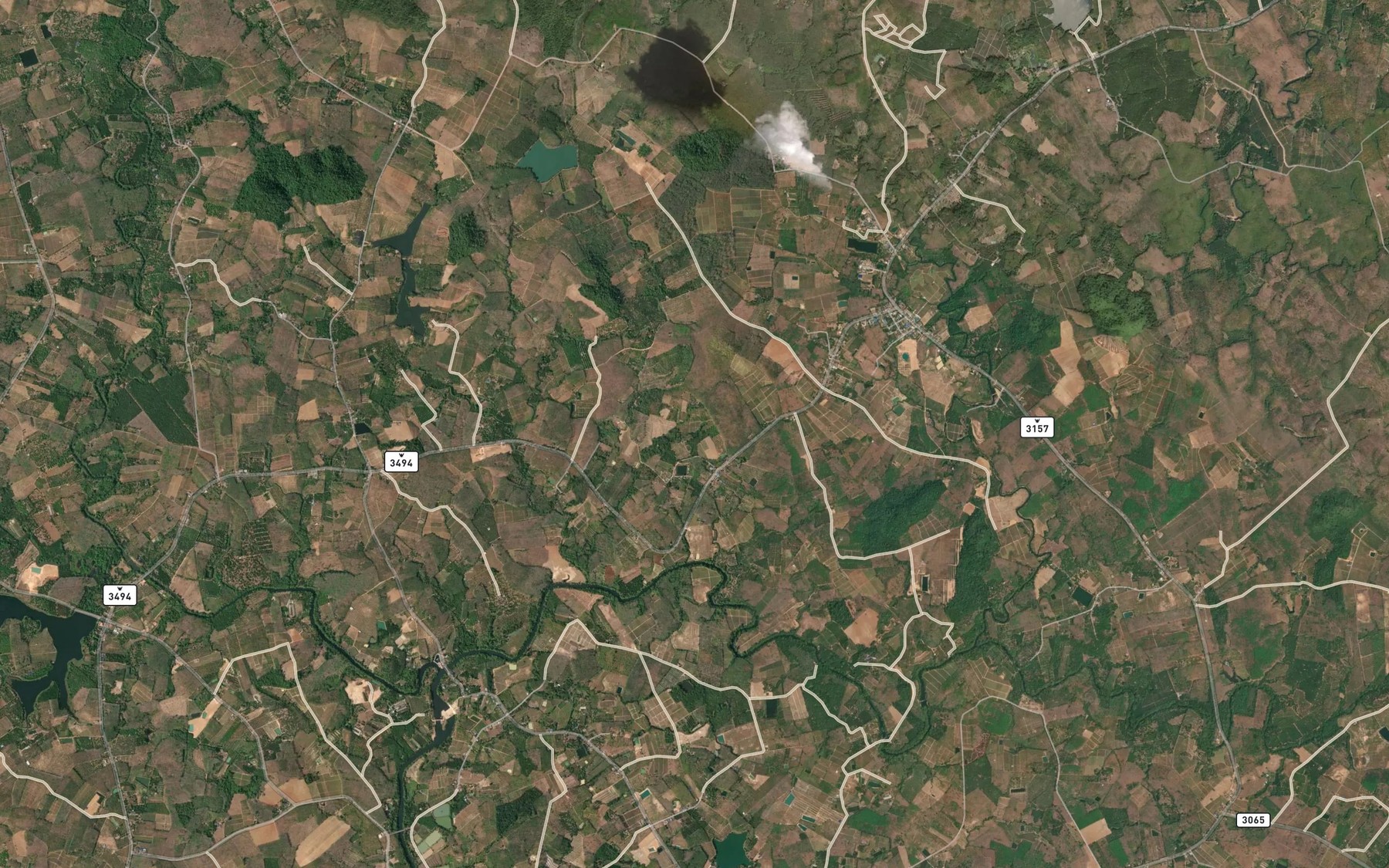 Satellite map of the Khlong Ta Mang