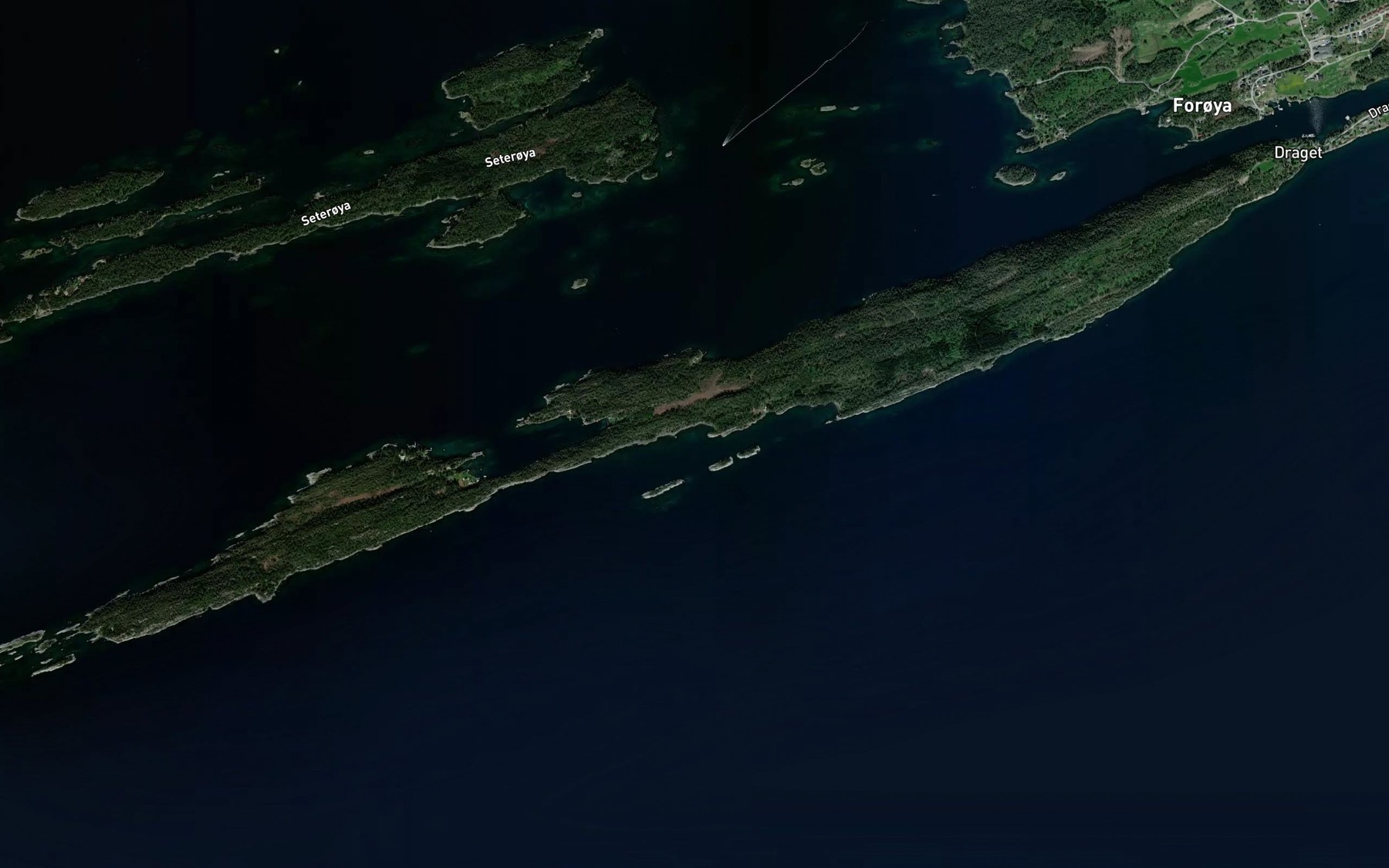 Satellite map of the Midtbukta