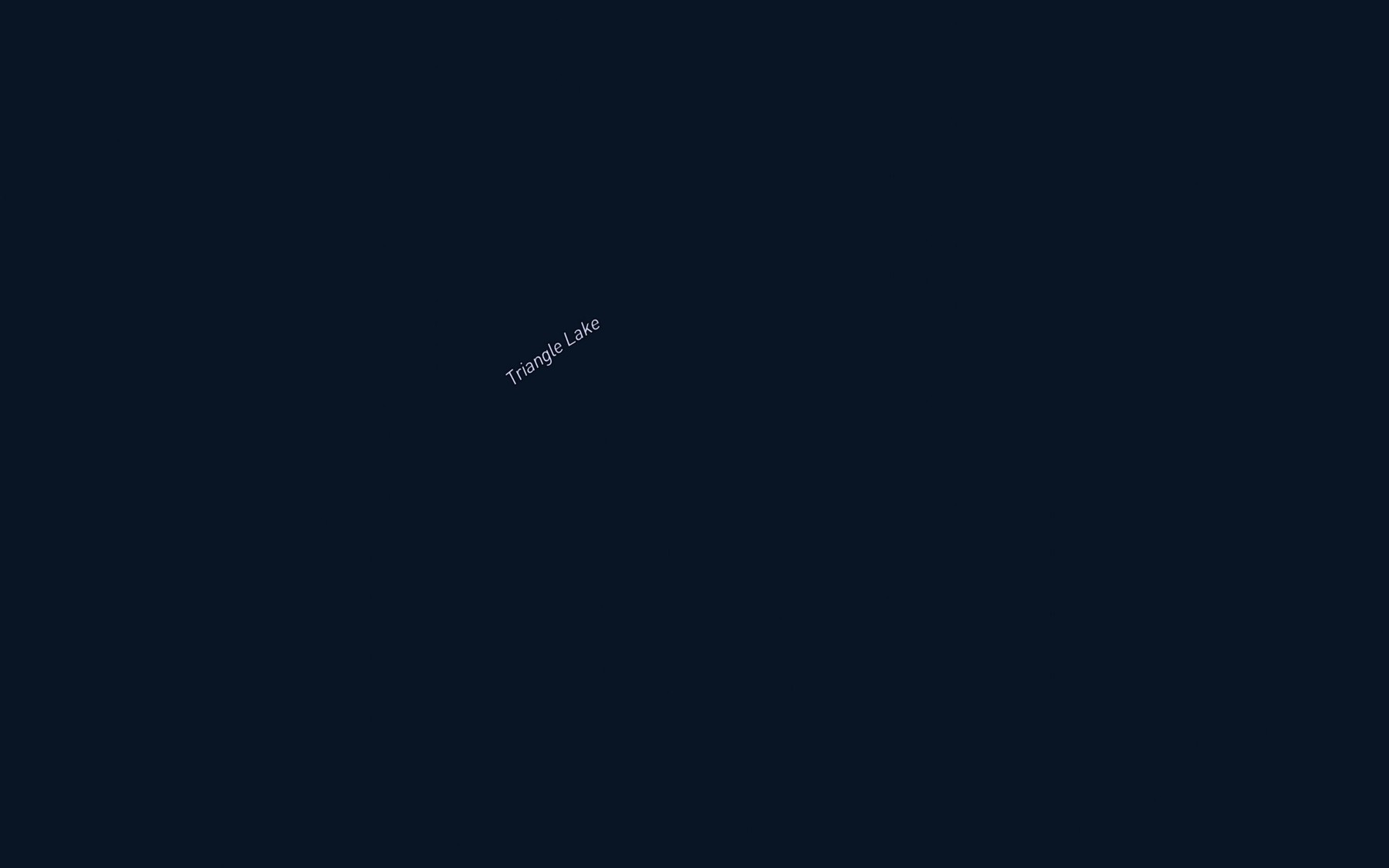 Satellite map of the Triangle Lake