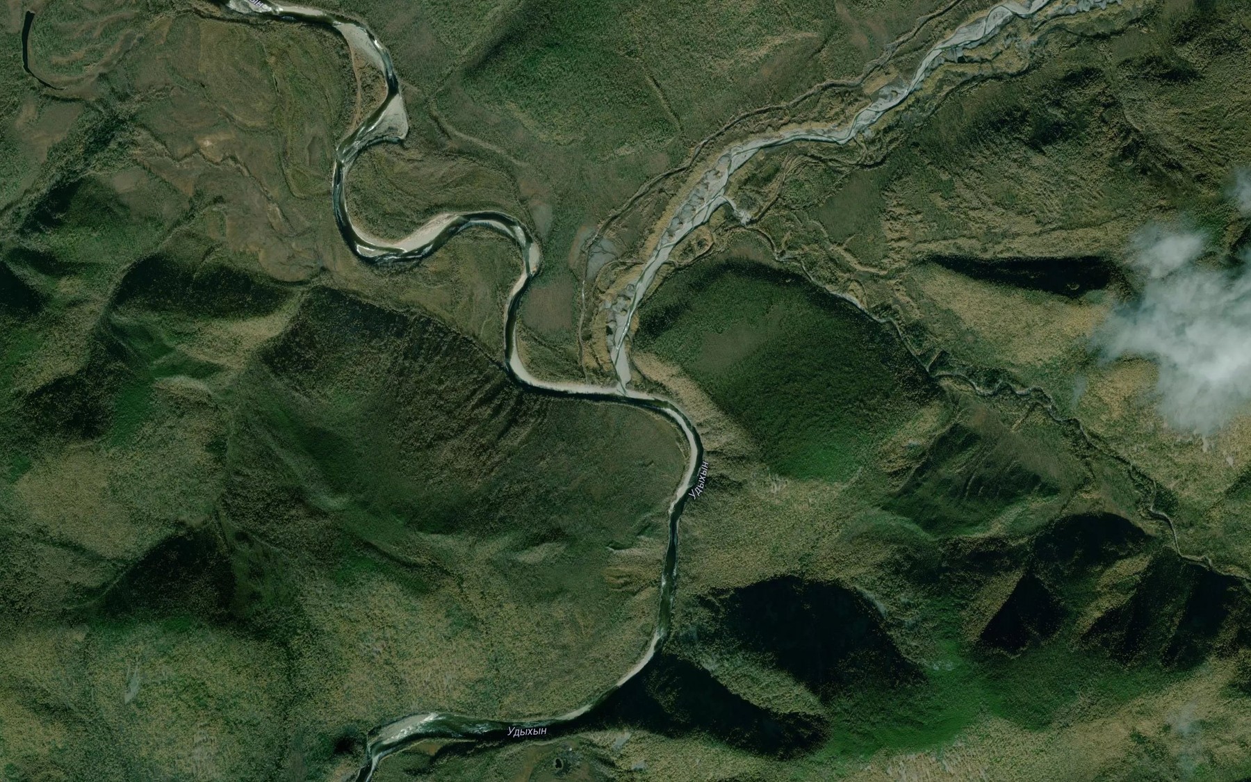 Satellite map of the Morillya