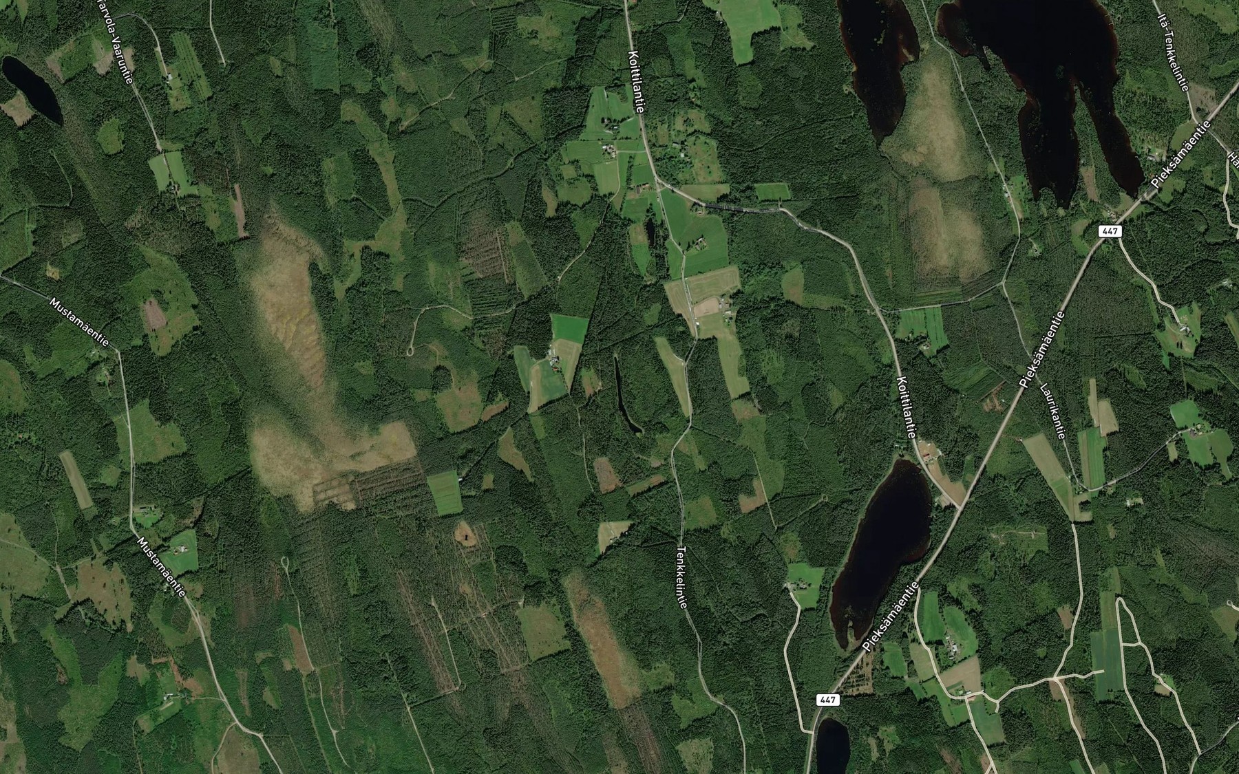 Satellite map of the Likolampi