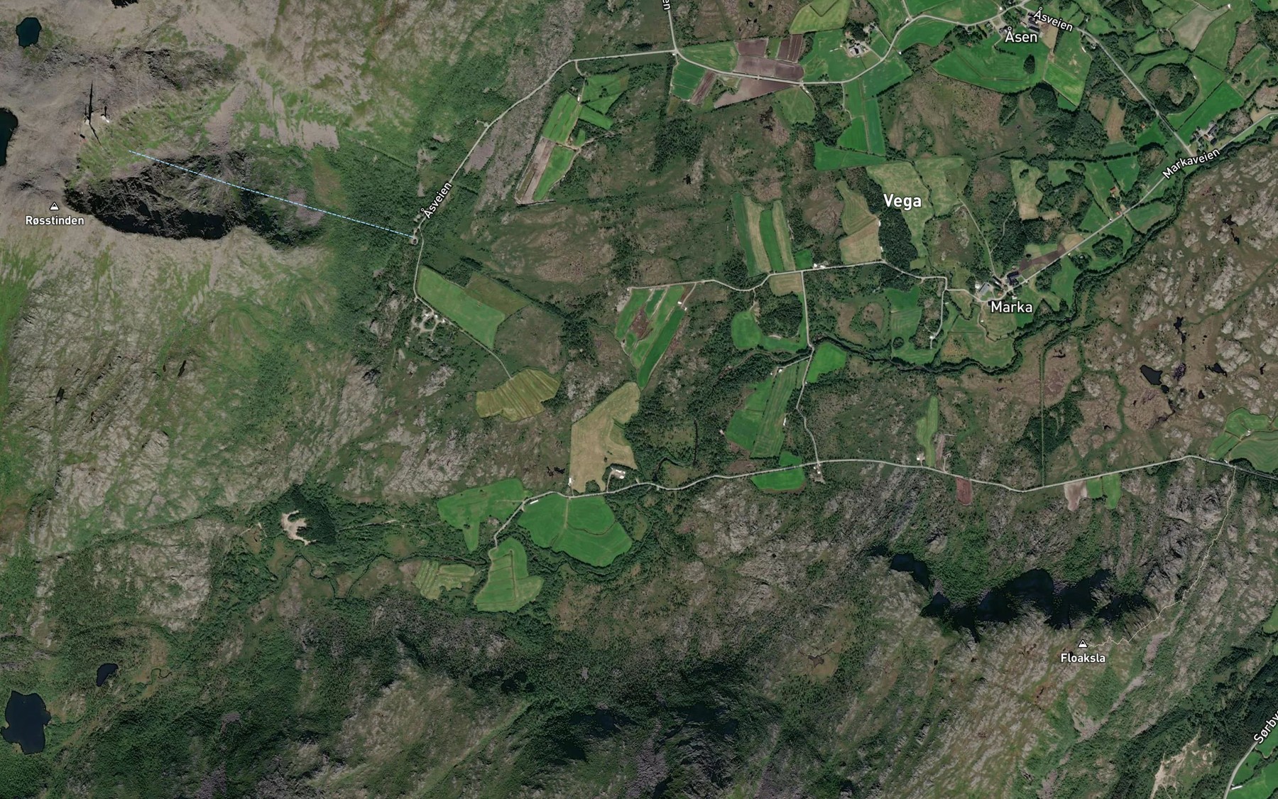 Satellite map of the Skiftingsbekken