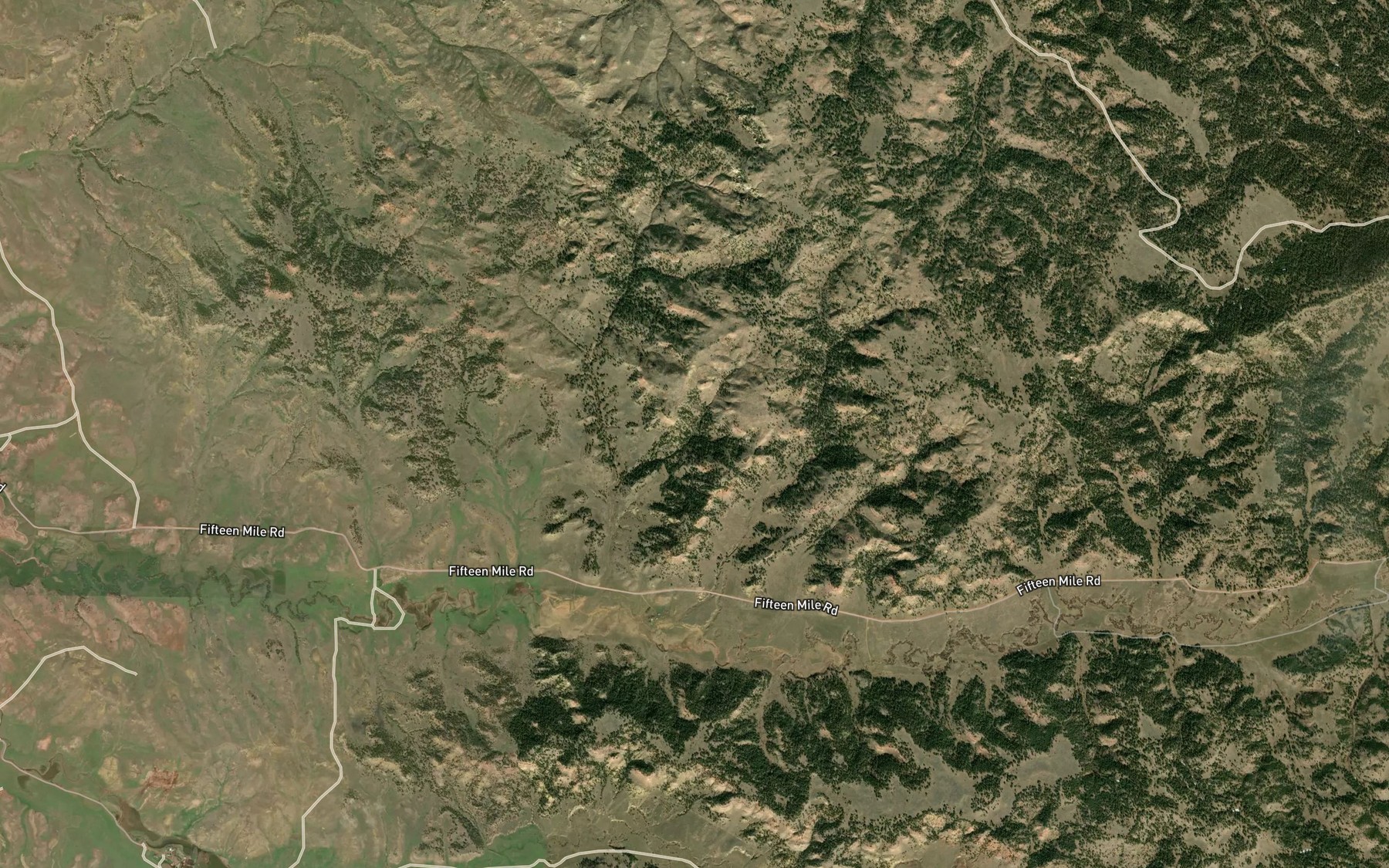 Satellite map of the Willey Use Spring
