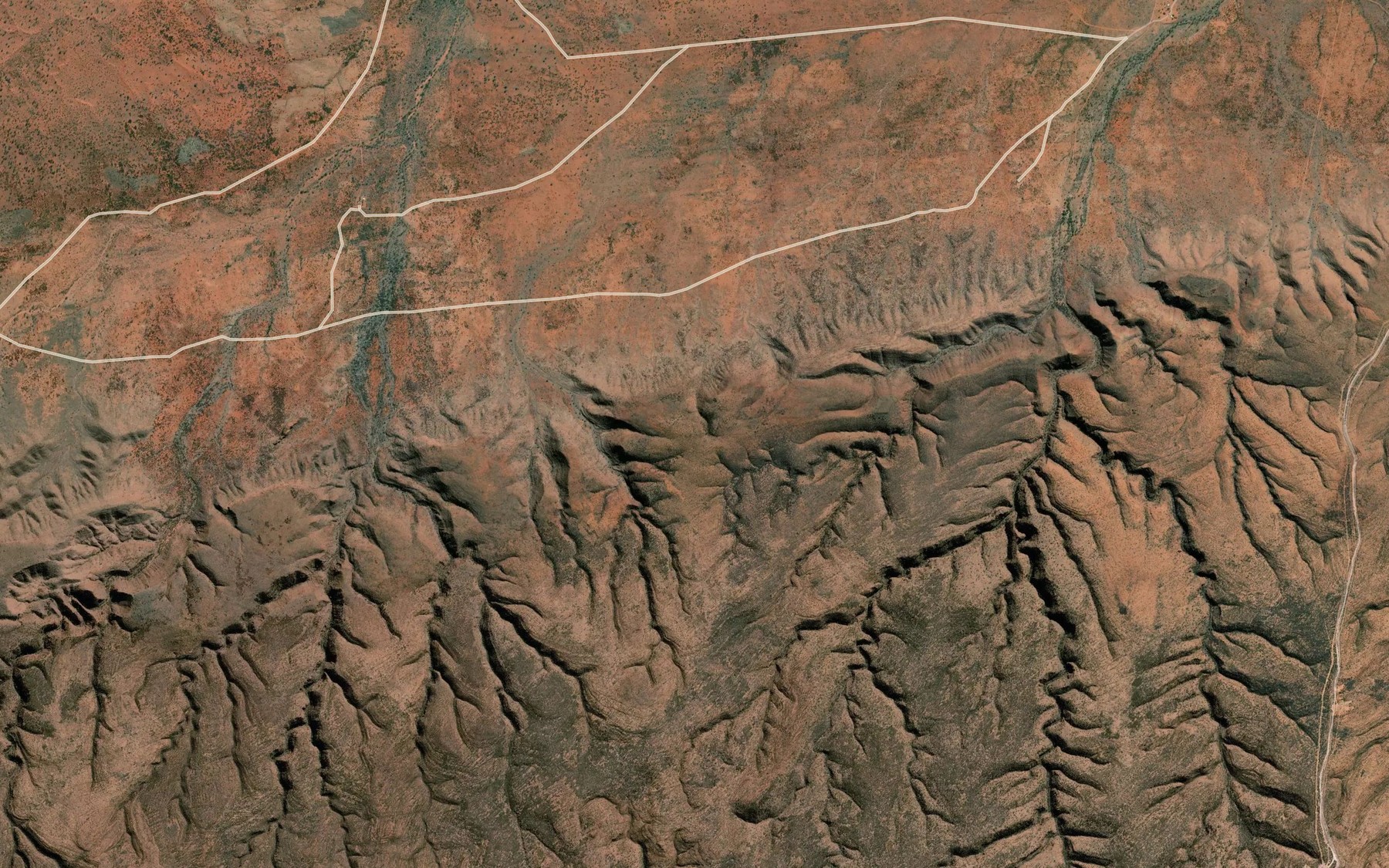 Satellite map of the Bagot Spring
