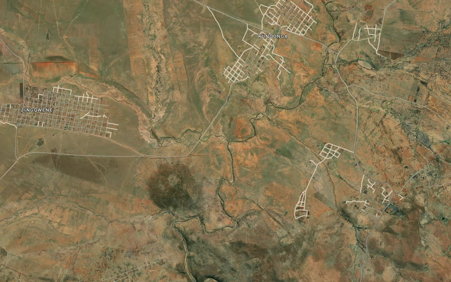Satellite map of the Ndonga