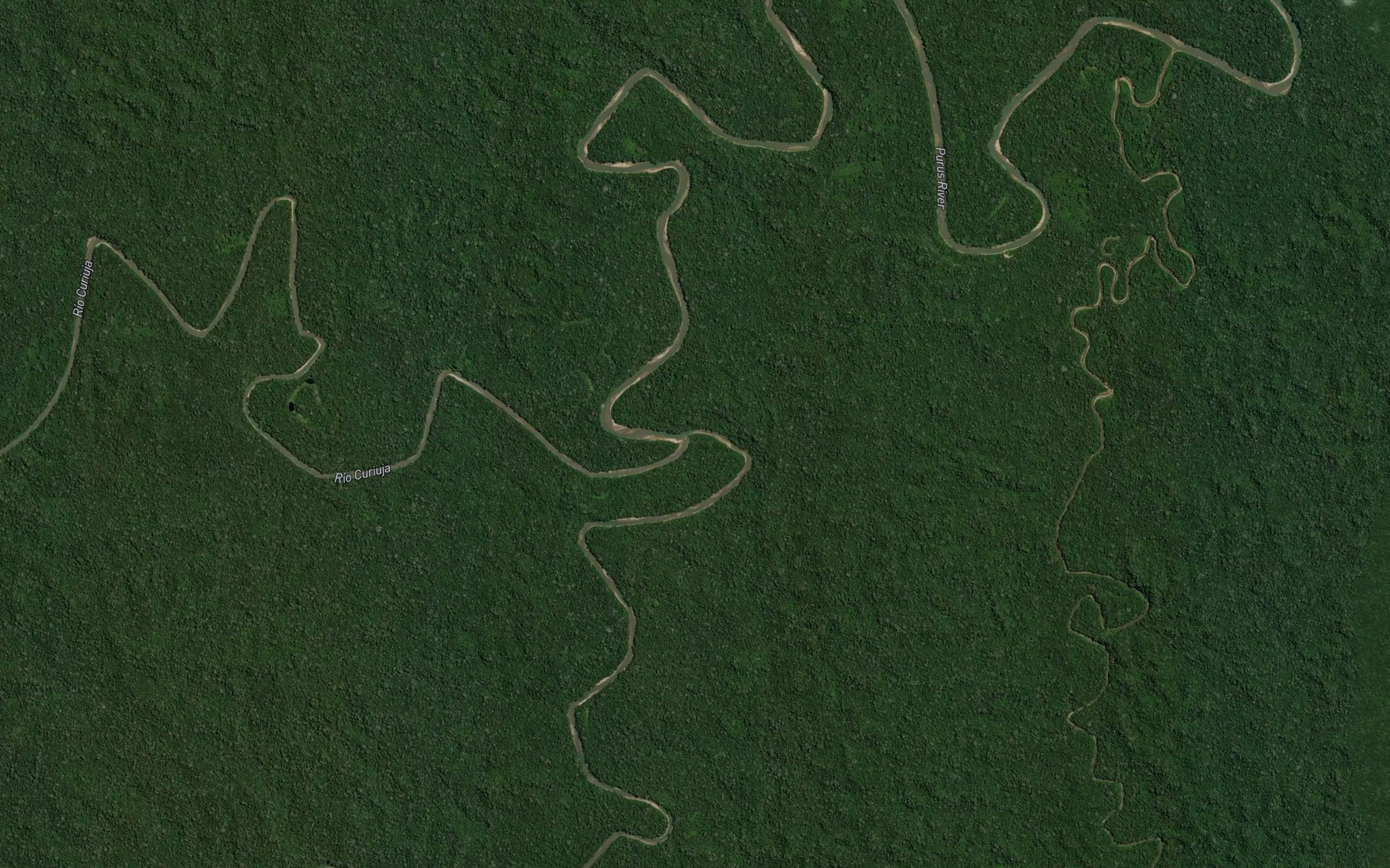 Satellite map of the Rio Cujar