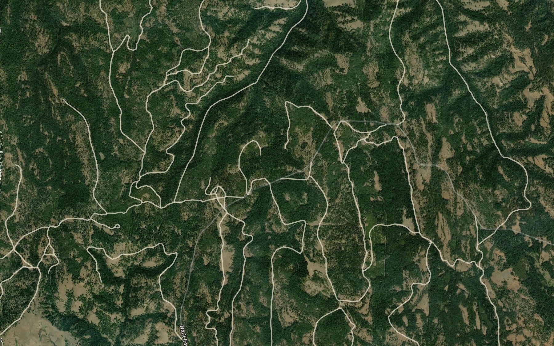 Satellite map of the Yew Wood Spring