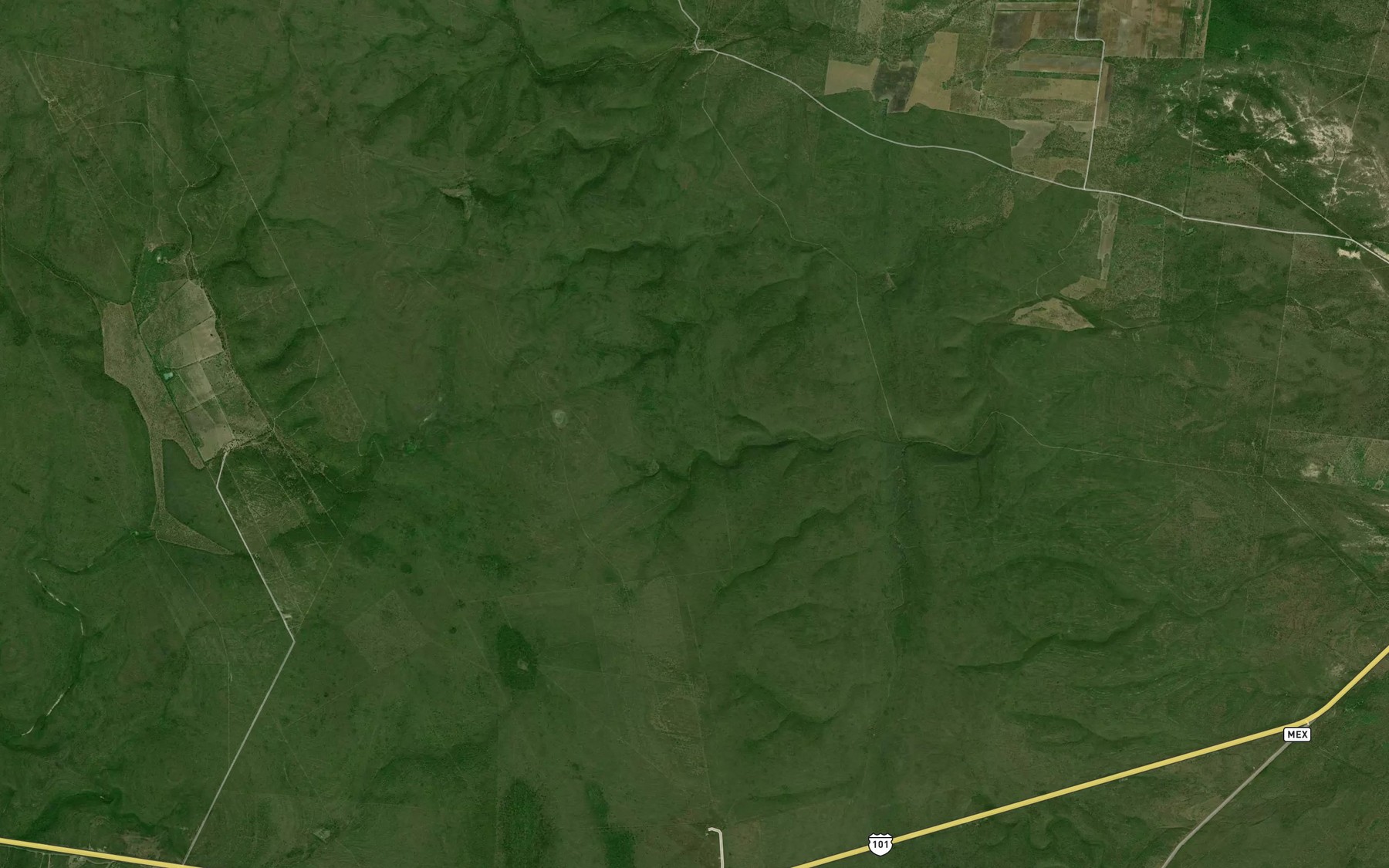 Satellite map of the Laguna el Paxtle