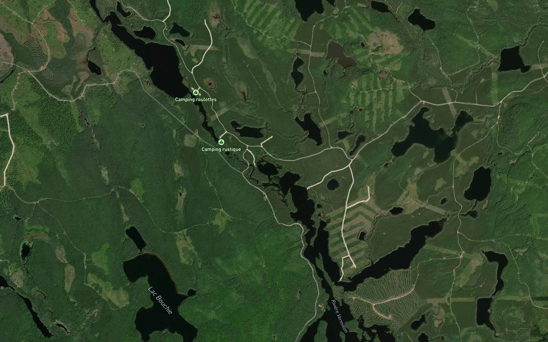 Satellite map of the Confluent Cikakw