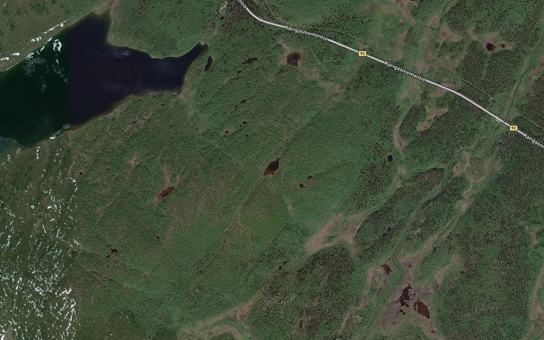Satellite map of the Hannu-sedan Linkolampi