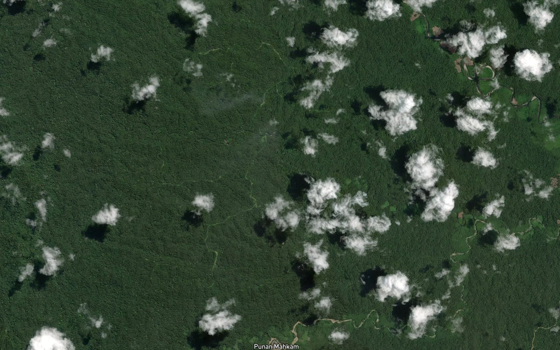 Satellite map of the Sungai Makjun