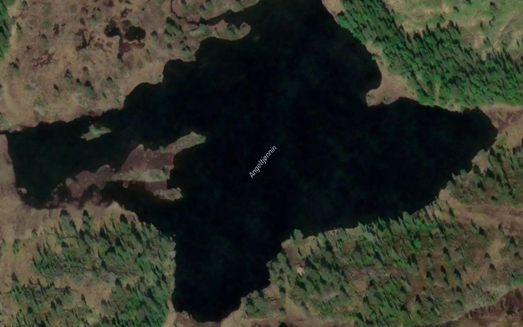 Satellite map of the Angeltjornin