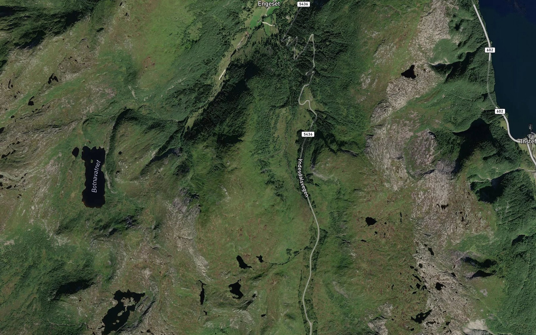 Satellite map of the Blasvagrova