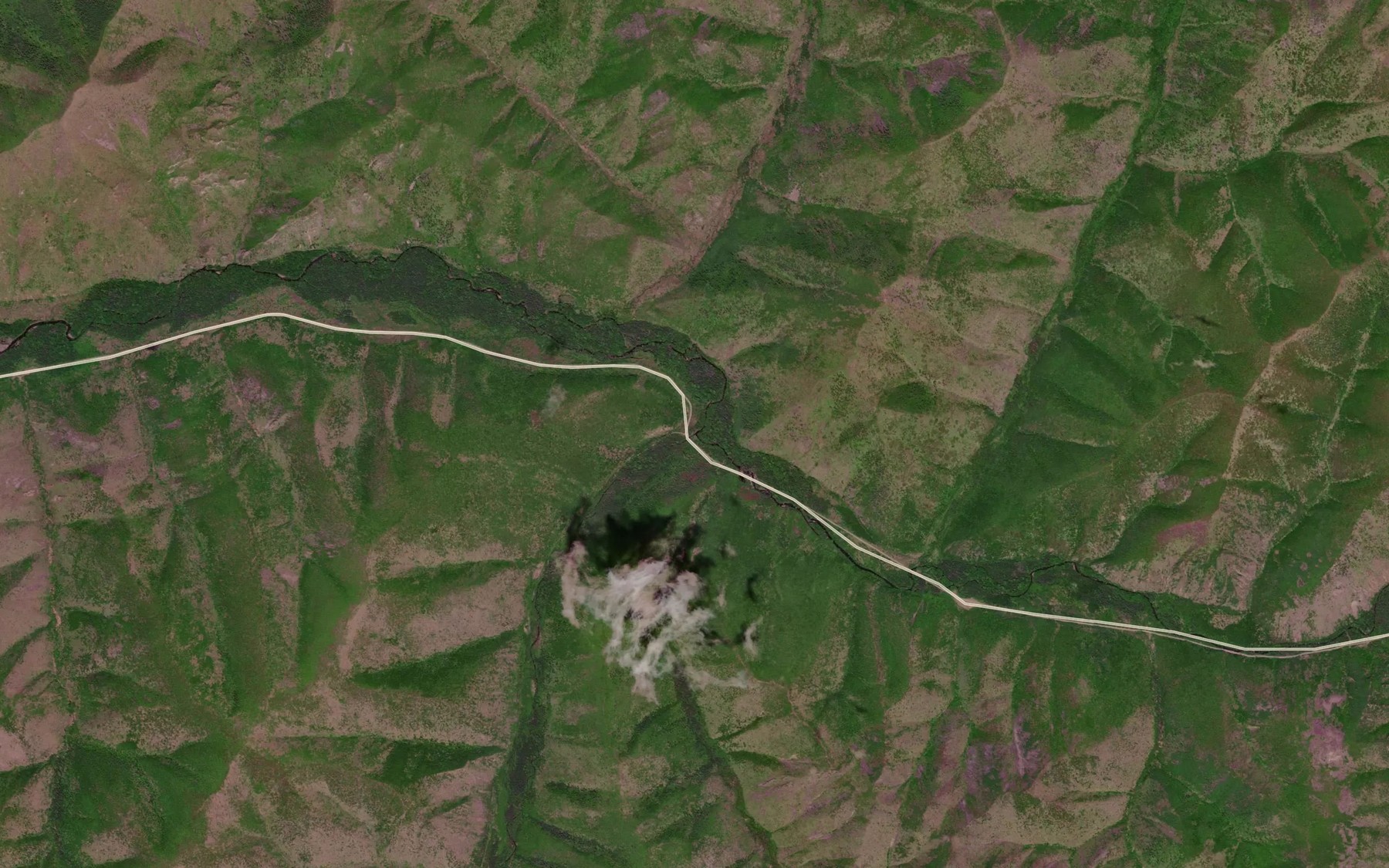 Satellite map of the Rabochiy