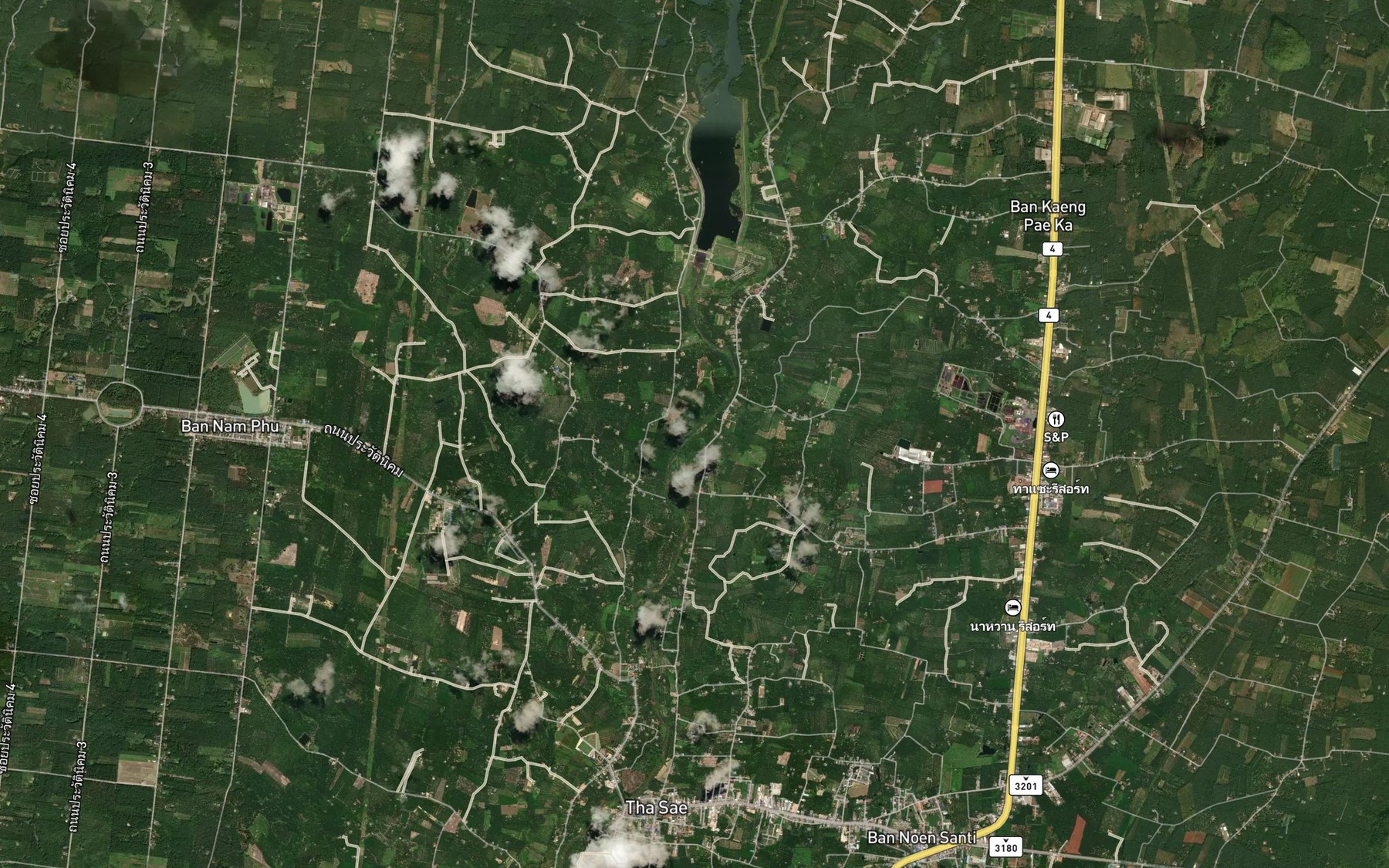 Satellite map of the Khlong Khuring