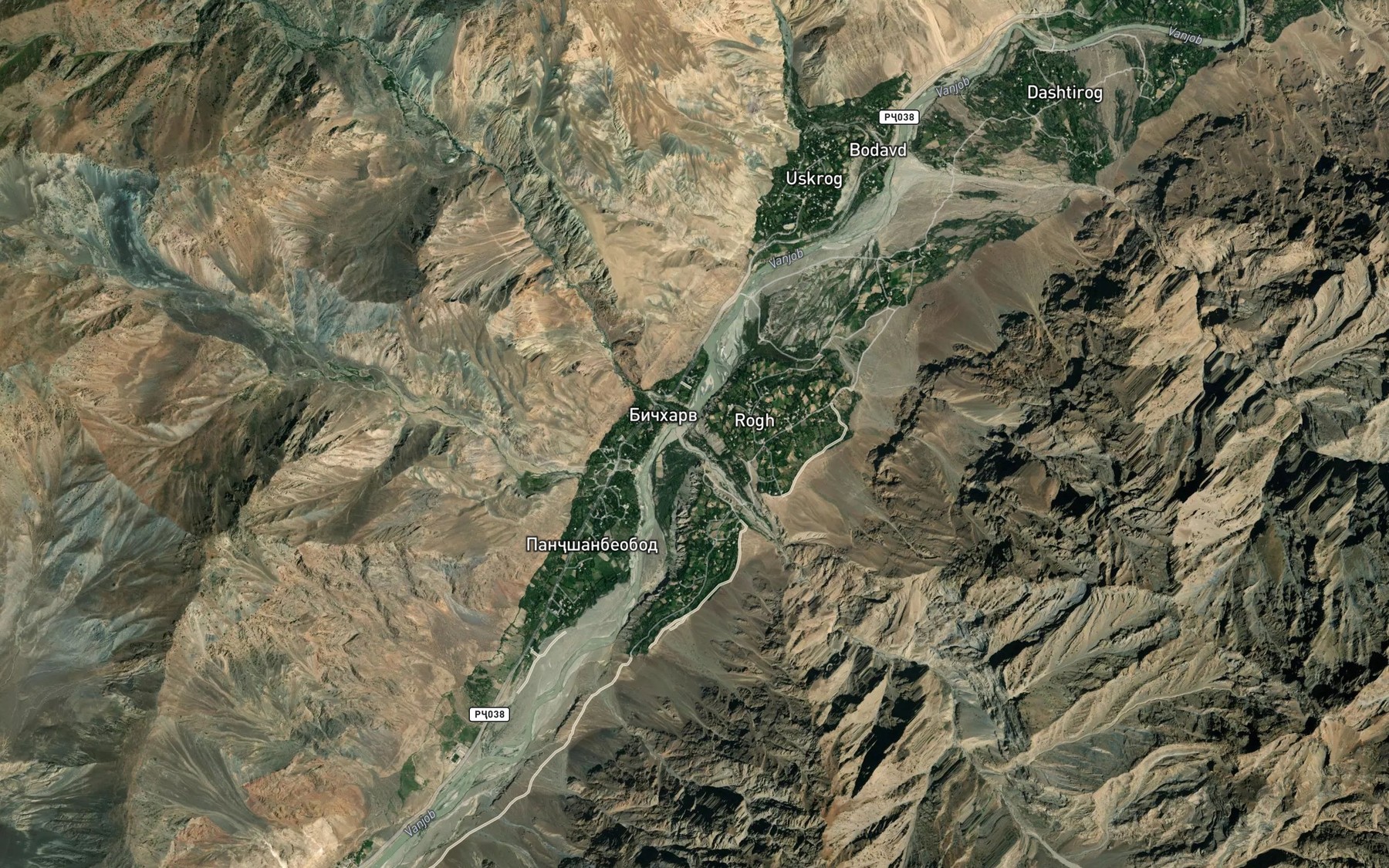 Satellite map of the Obirogh