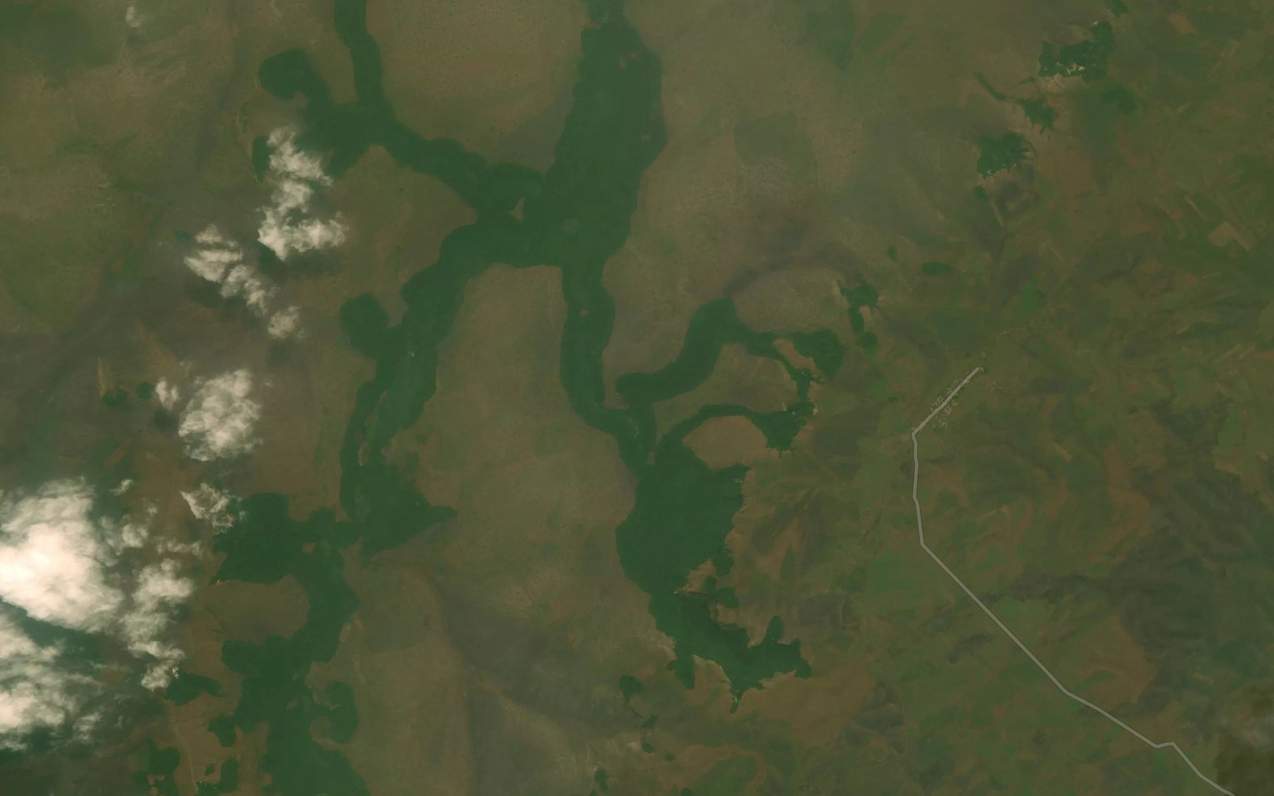 Satellite map of the Djoanimi