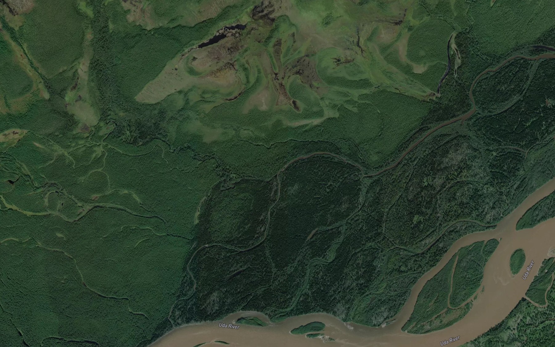Satellite map of the Bol'shoy Dzhagdagin