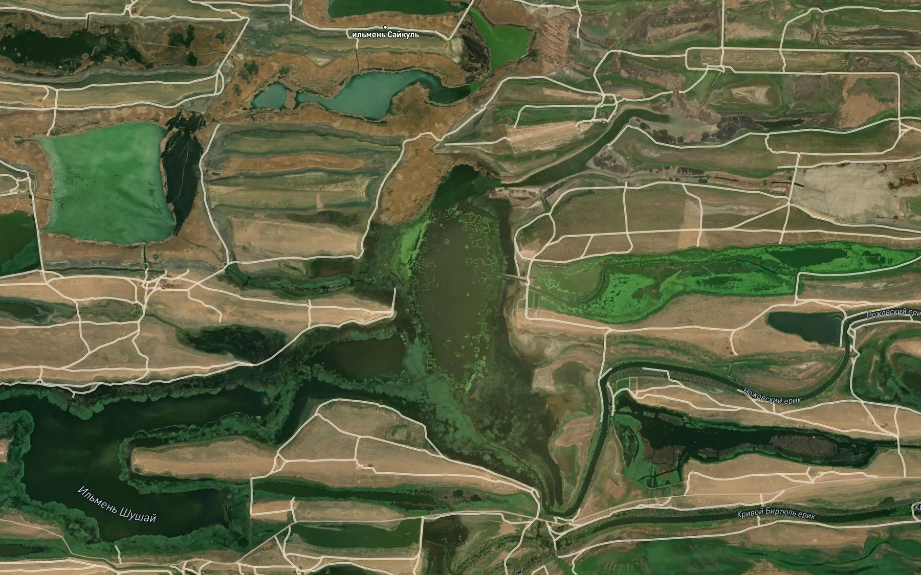 Satellite map of the Il'men' Monetnyy