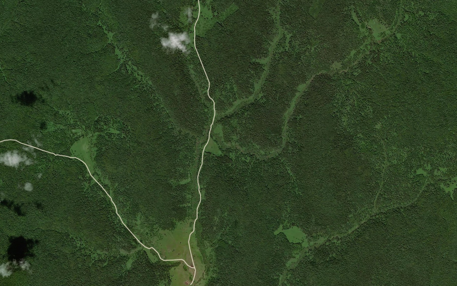 Satellite map of the Asu