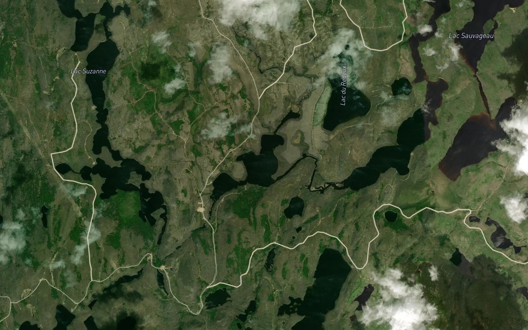 Satellite map of the Lac du Repit