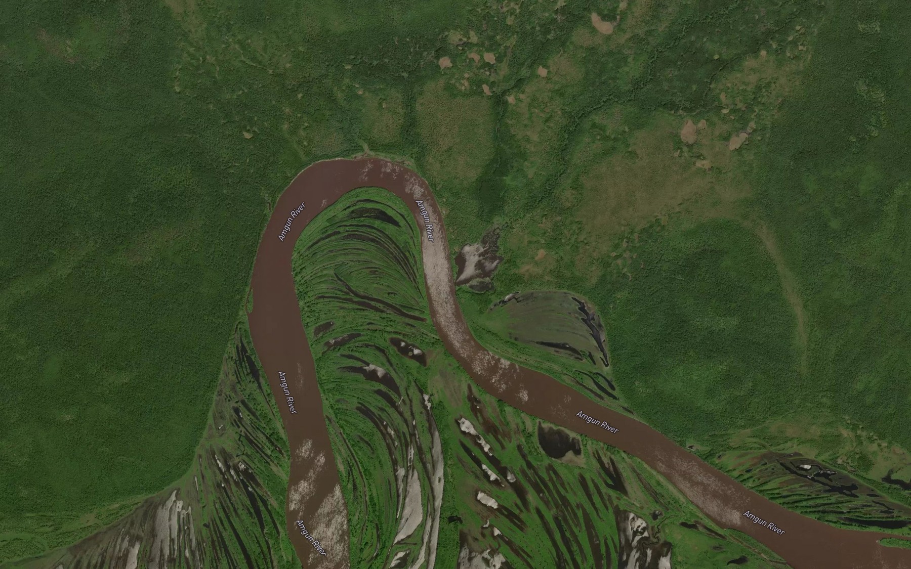 Satellite map of the Tatarskiy Klyuch