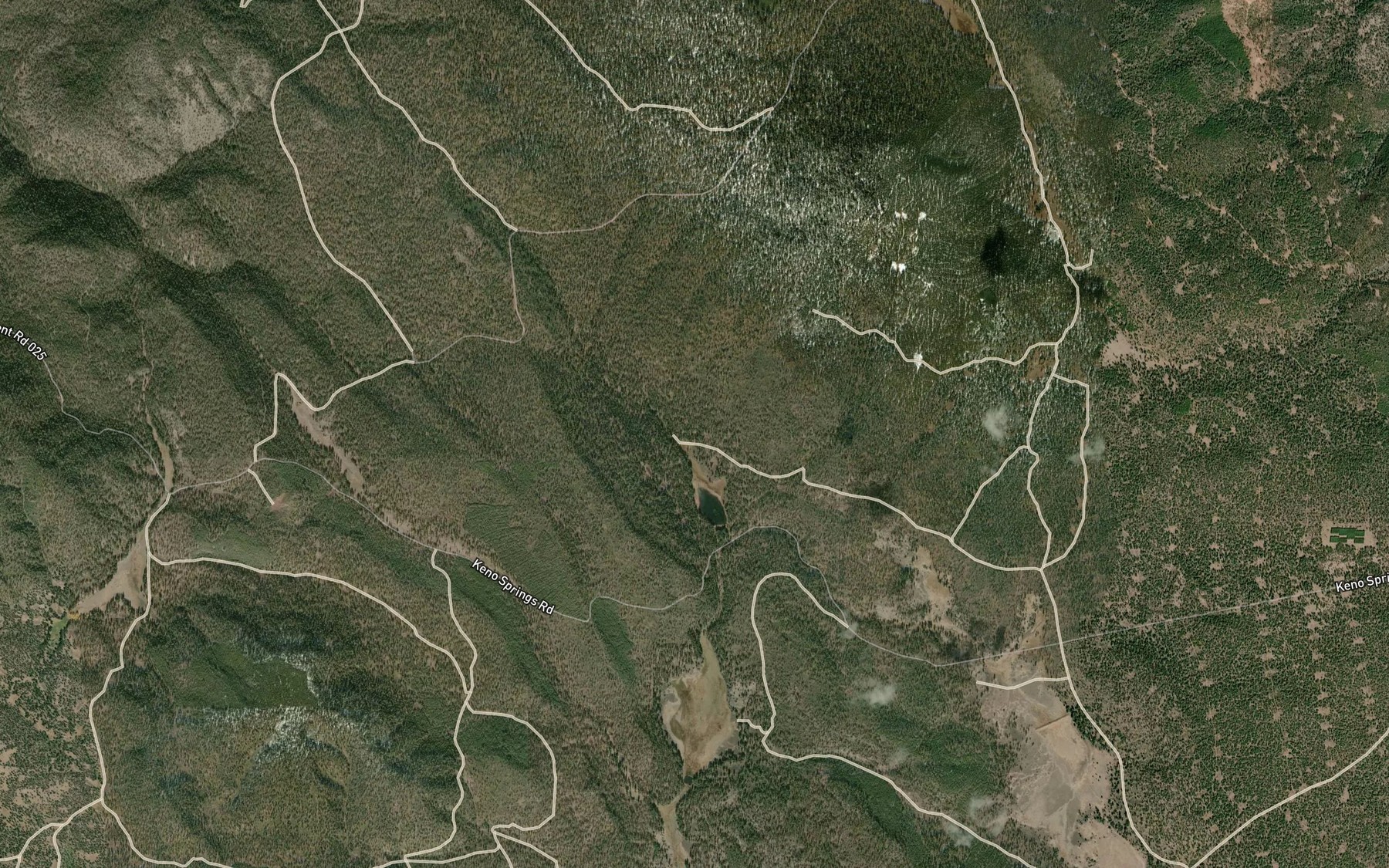 Satellite map of the Manhattan Spring
