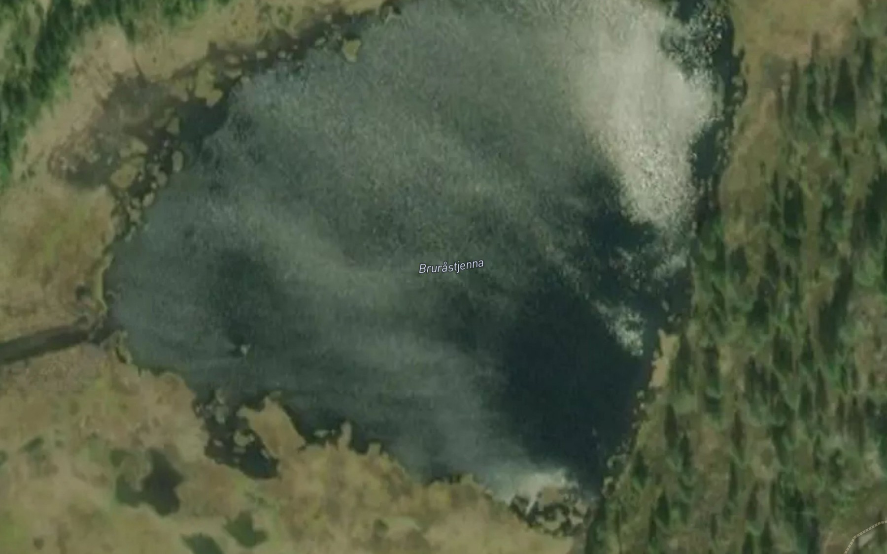 Satellite map of the Brurastjerna