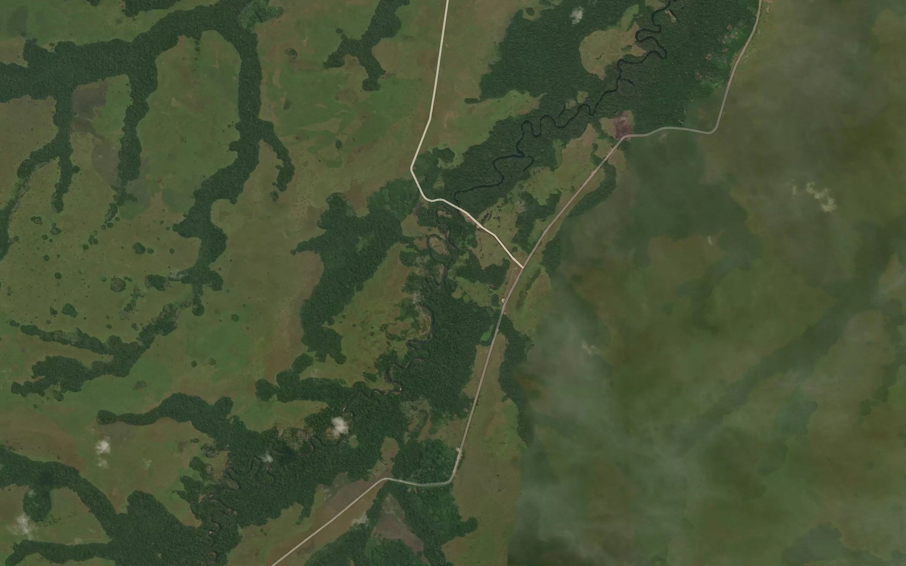 Satellite map of the Inguenia