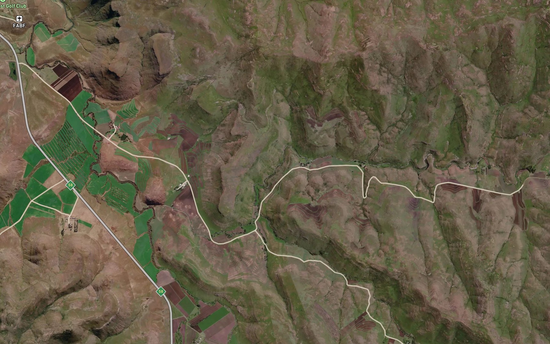 Satellite map of the Rietkloof
