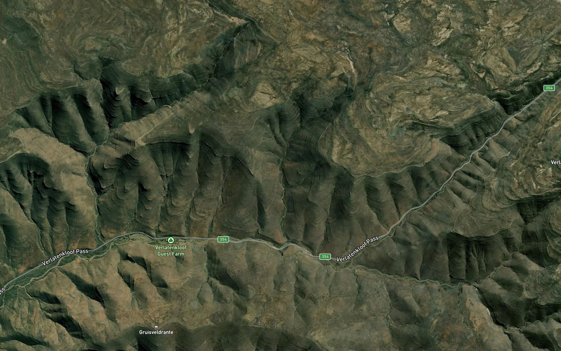 Satellite map of the Beefonteinse Kloof