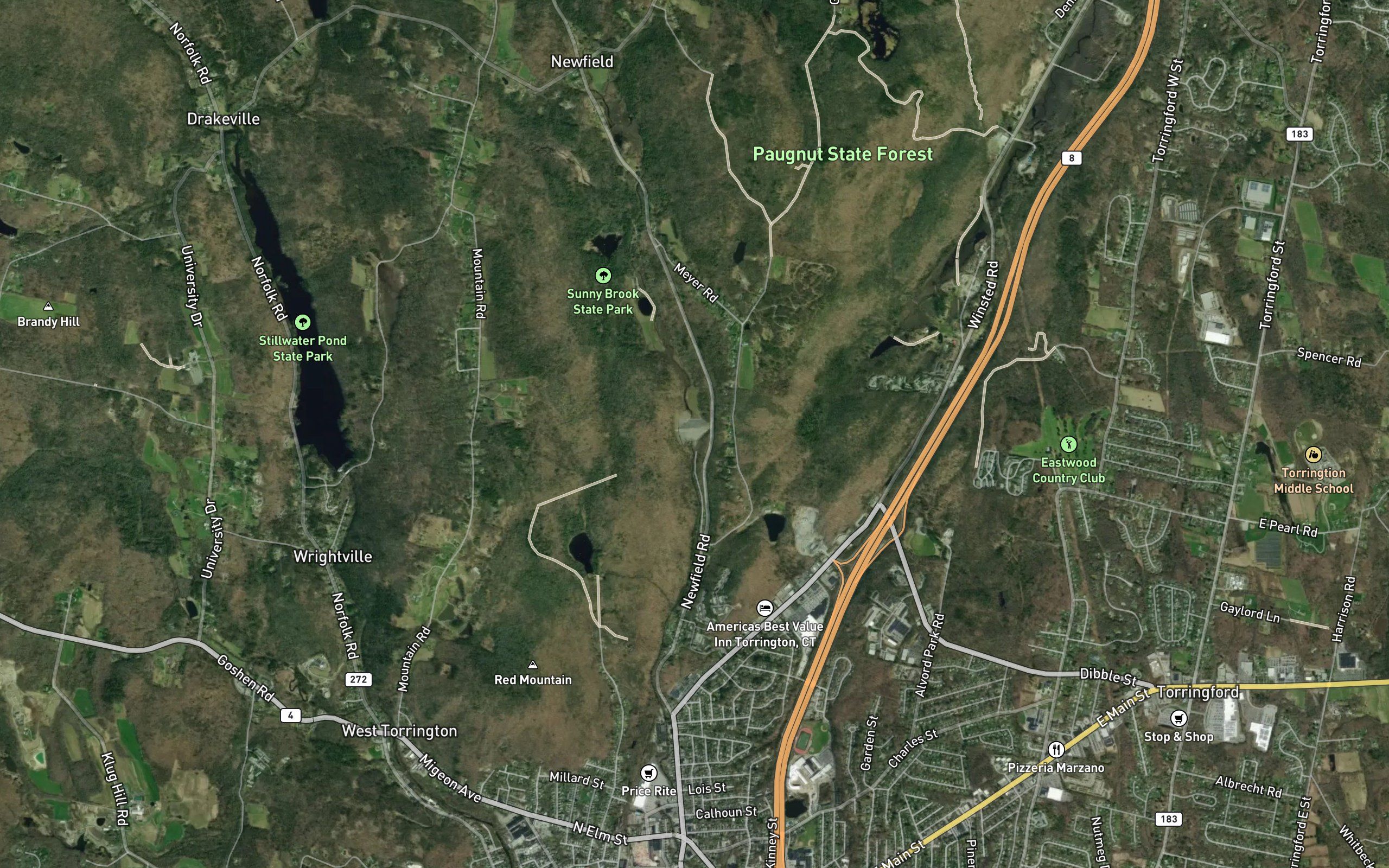 East Branch Naugatuck River Reservoir
