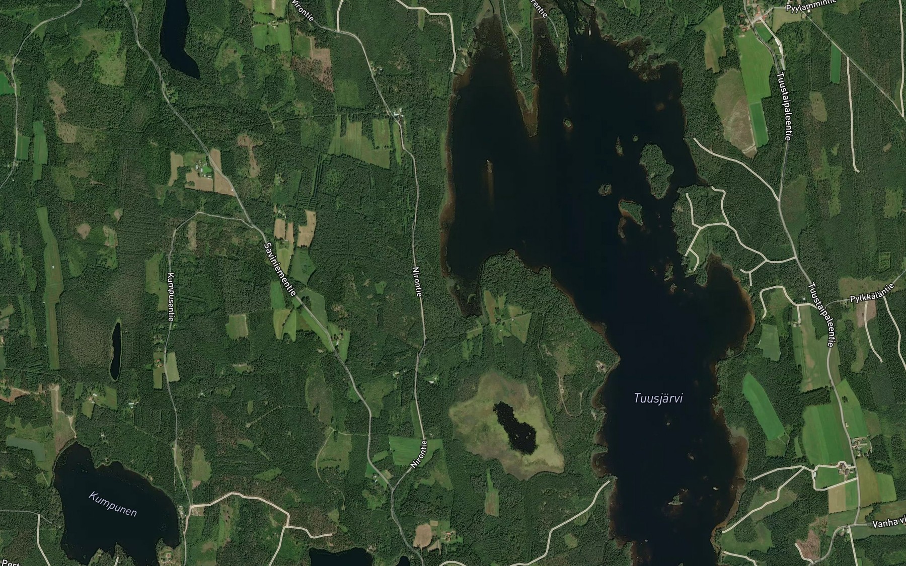 Satellite map of the Sulunoja