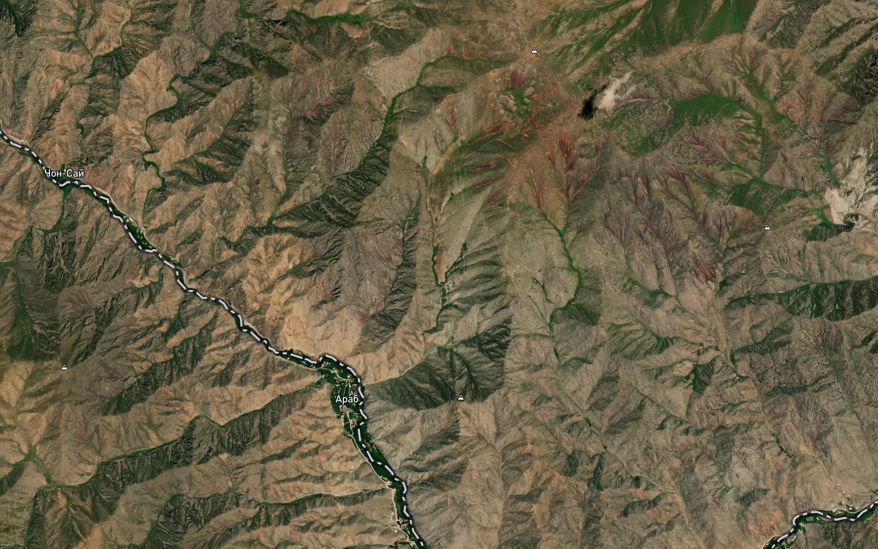Satellite map of the Rodnik Dzhangak
