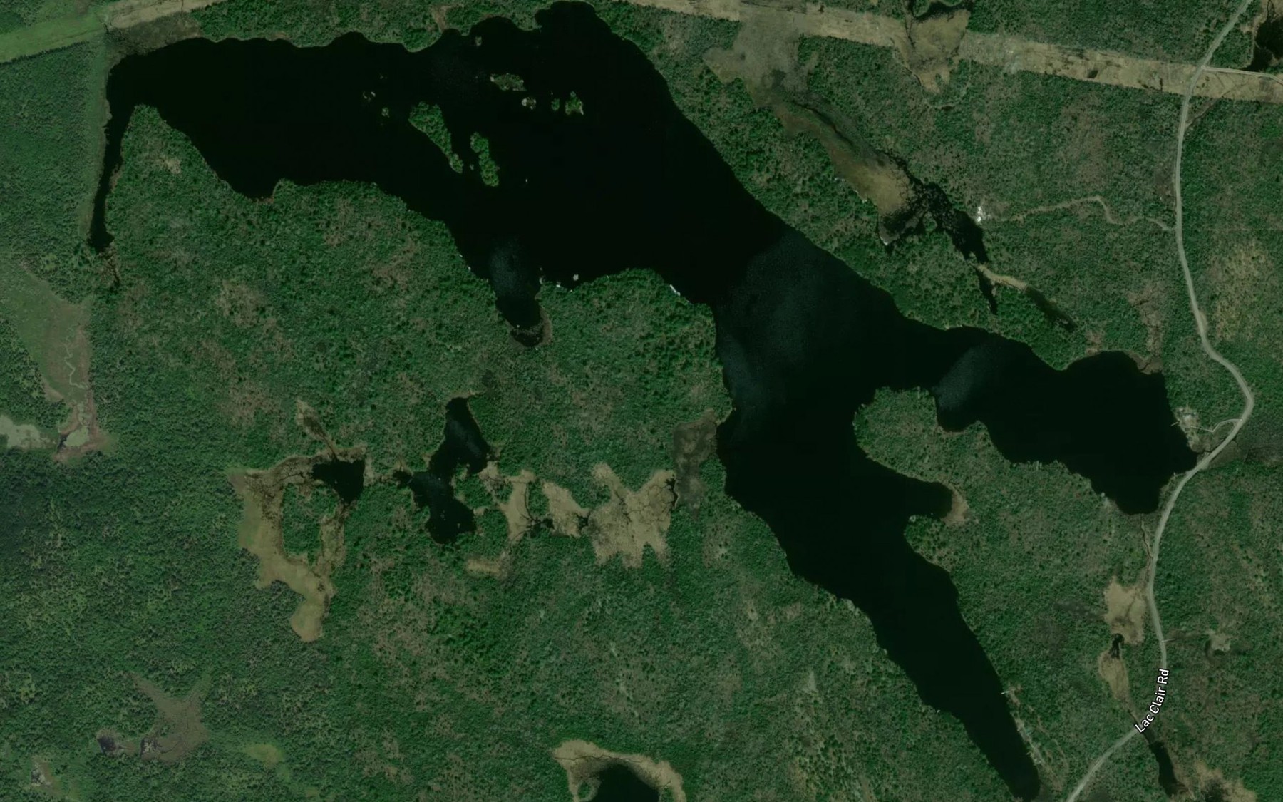 Satellite map of the Lac Tonnerre