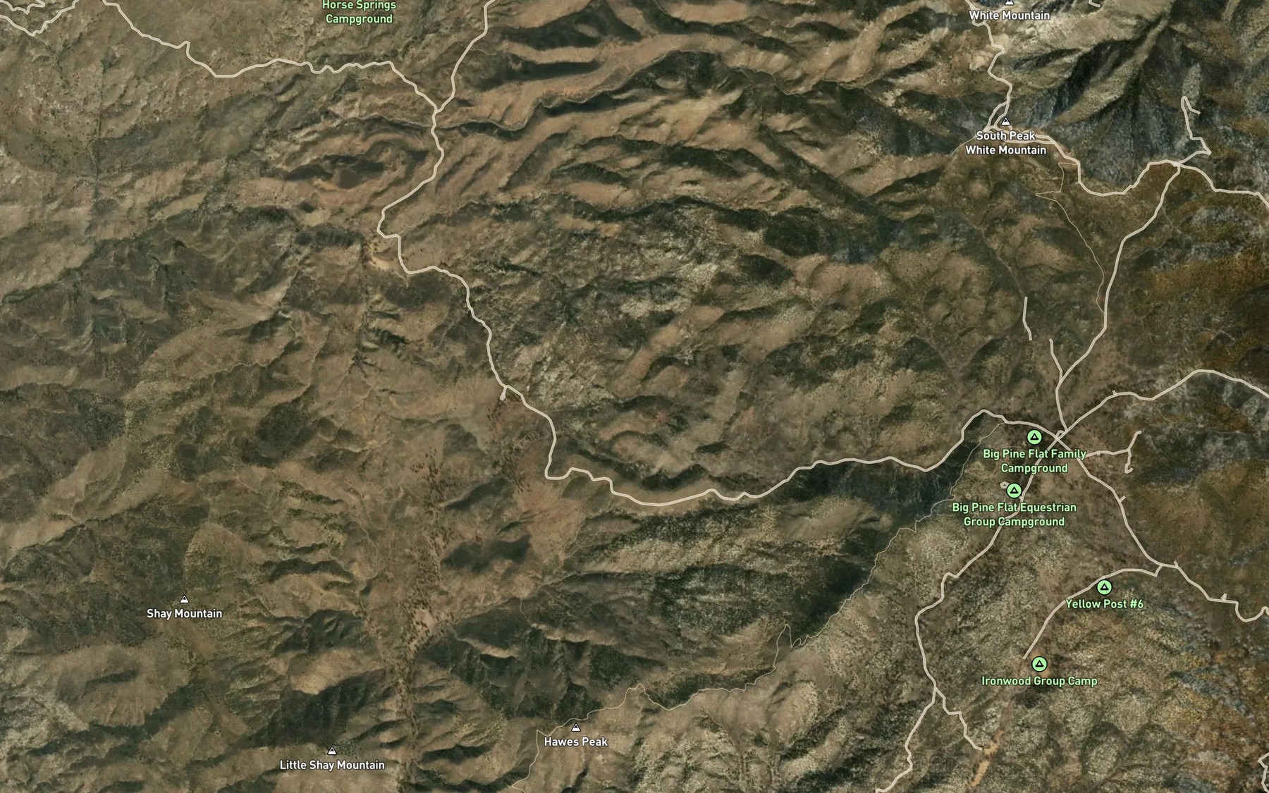 Satellite map of the Jackrabbit Spring