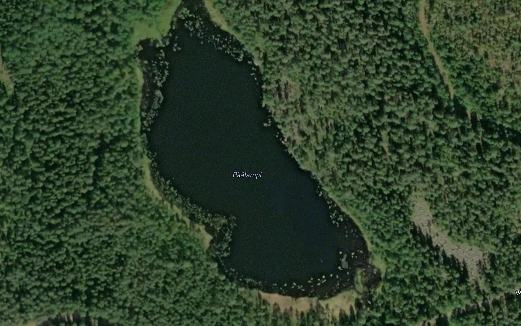 Satellite map of the Paalampi