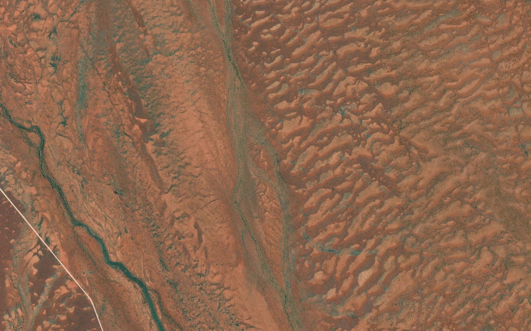 Satellite map of the Bunill Spring