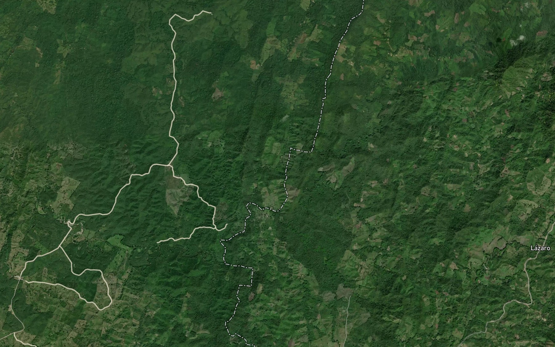 Satellite map of the Arroyo Floral